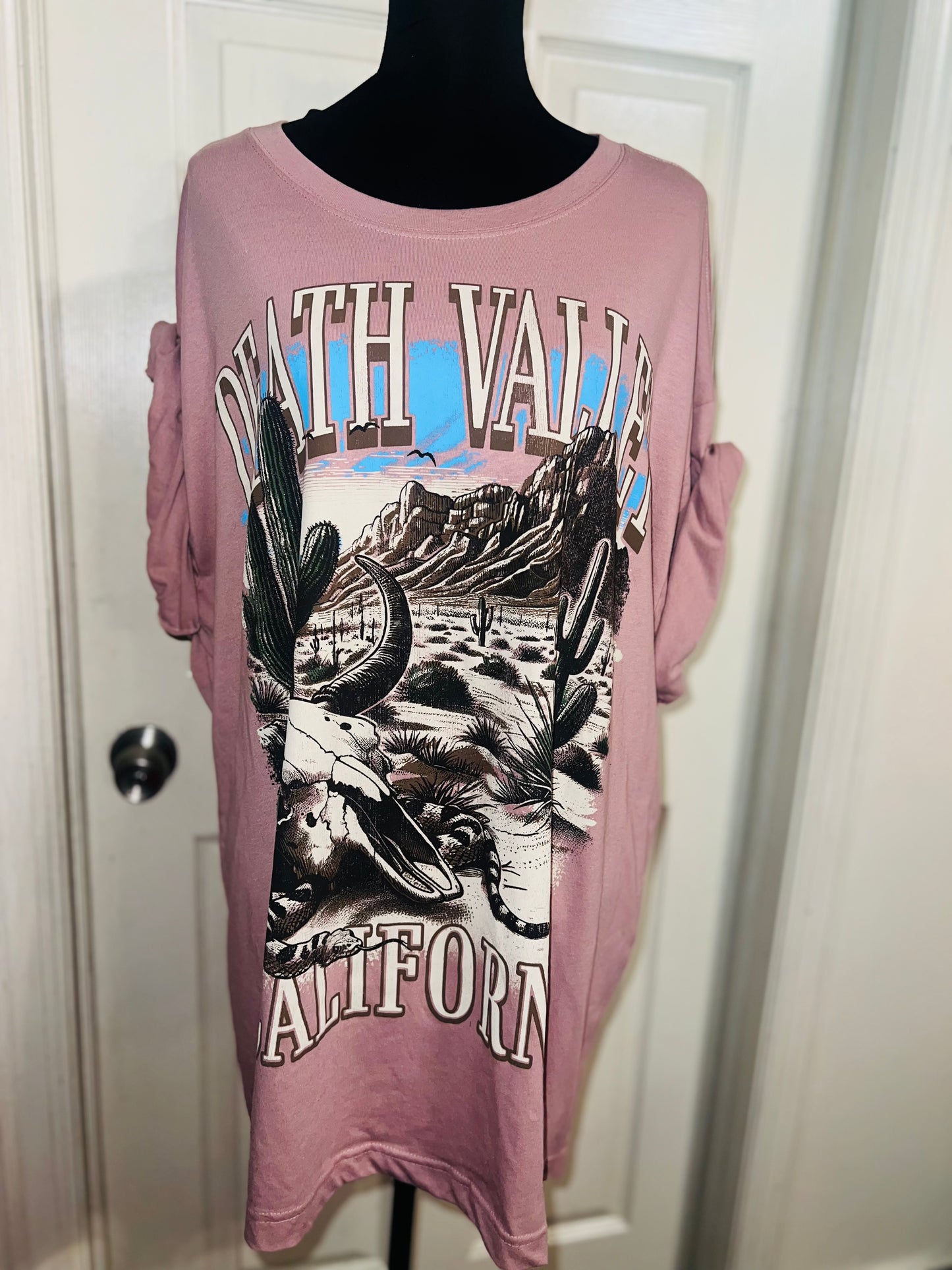 Death Valley California Oversized Distressed Tee