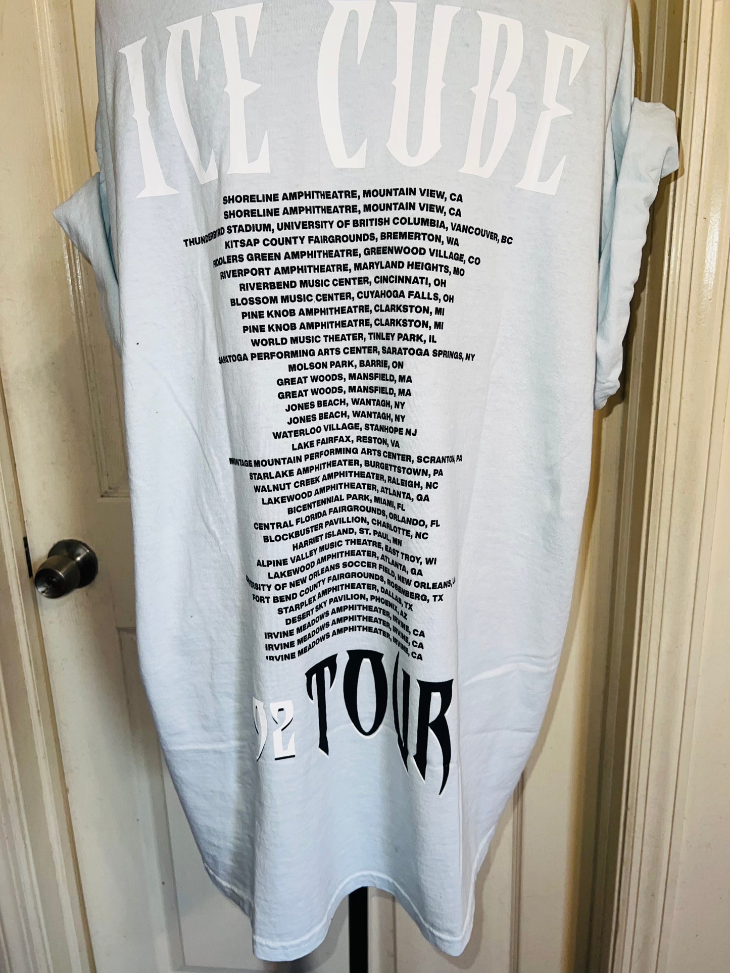 Ice Cube Double Sided Oversized Distressed Tee