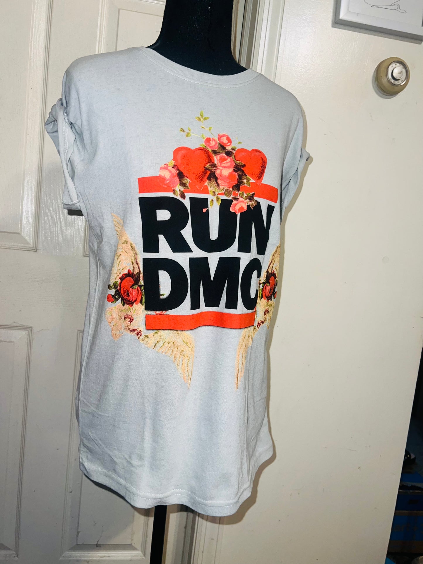 Run DMC Oversized Distressed Tee