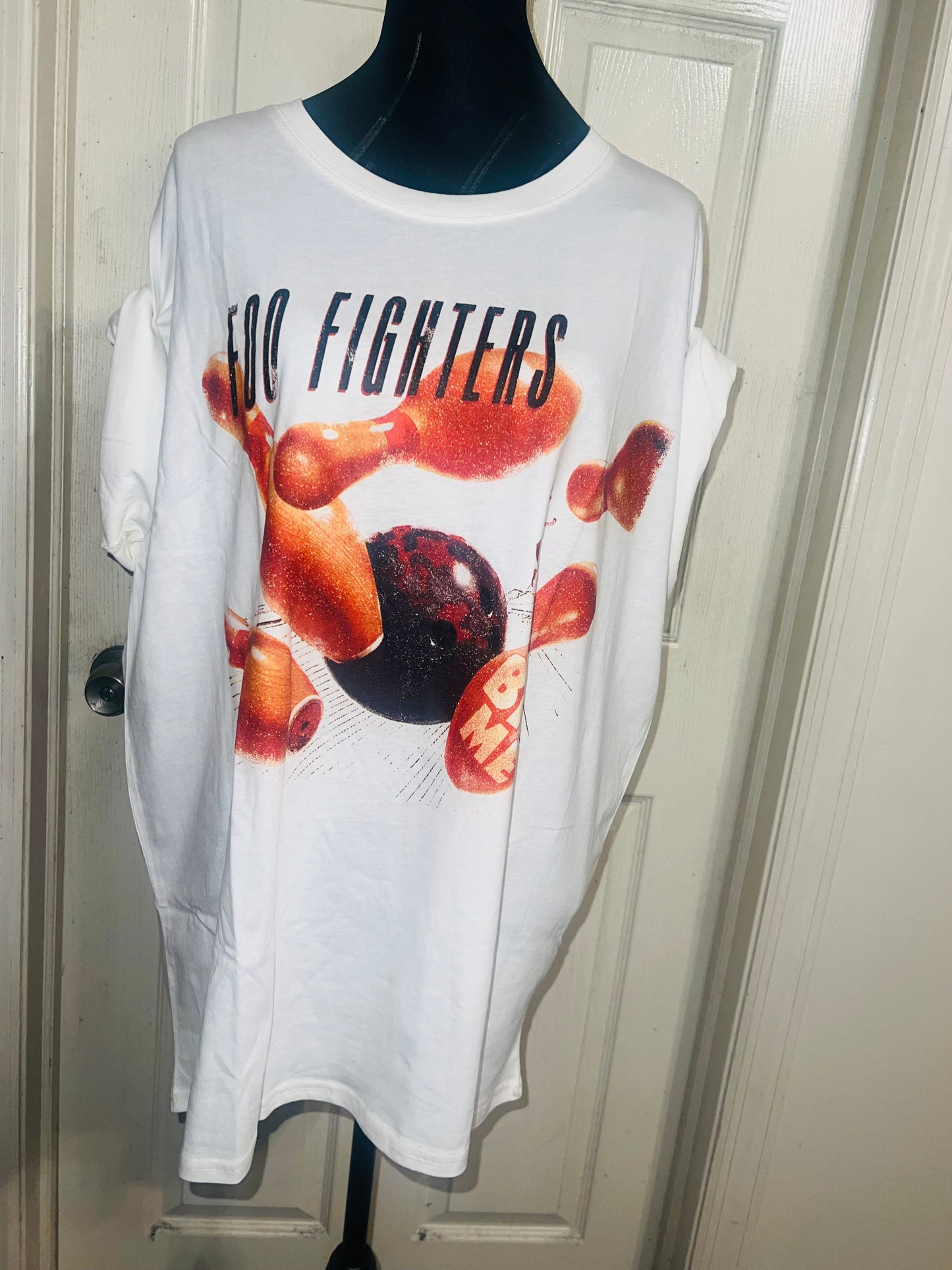 Foo Fighters Oversized Distressed Tee