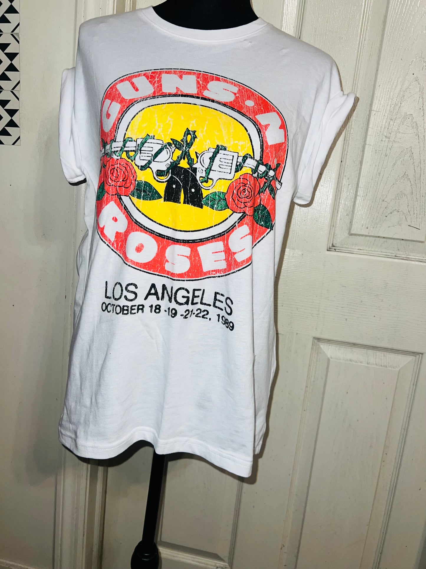 Guns n Roses Oversized Distressed Tee