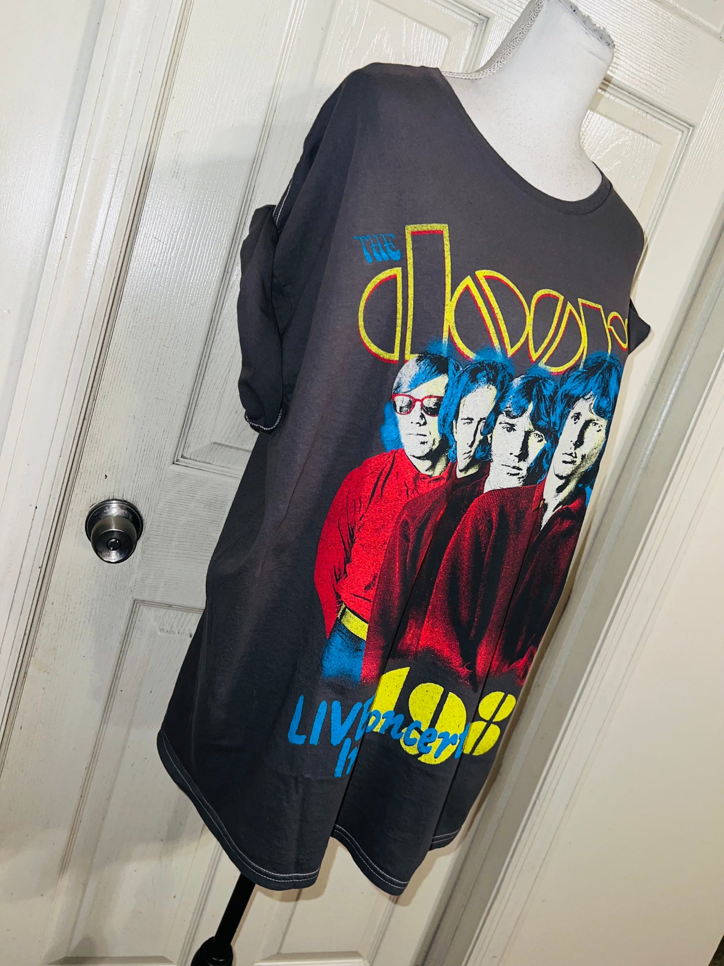 The Doors Double Sided Oversized Distressed Tee