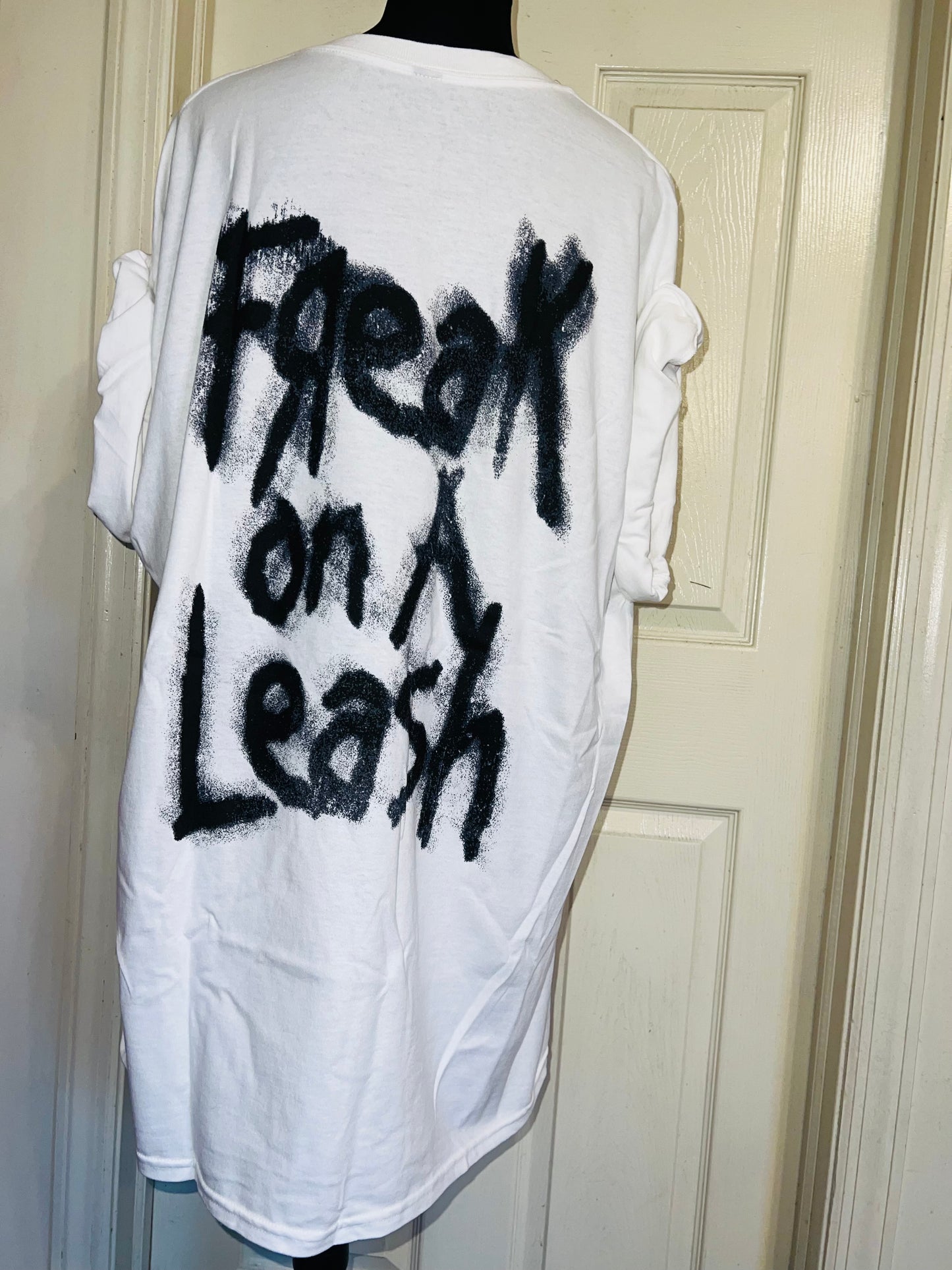 Korn Double Sided Oversized Distressed Tee