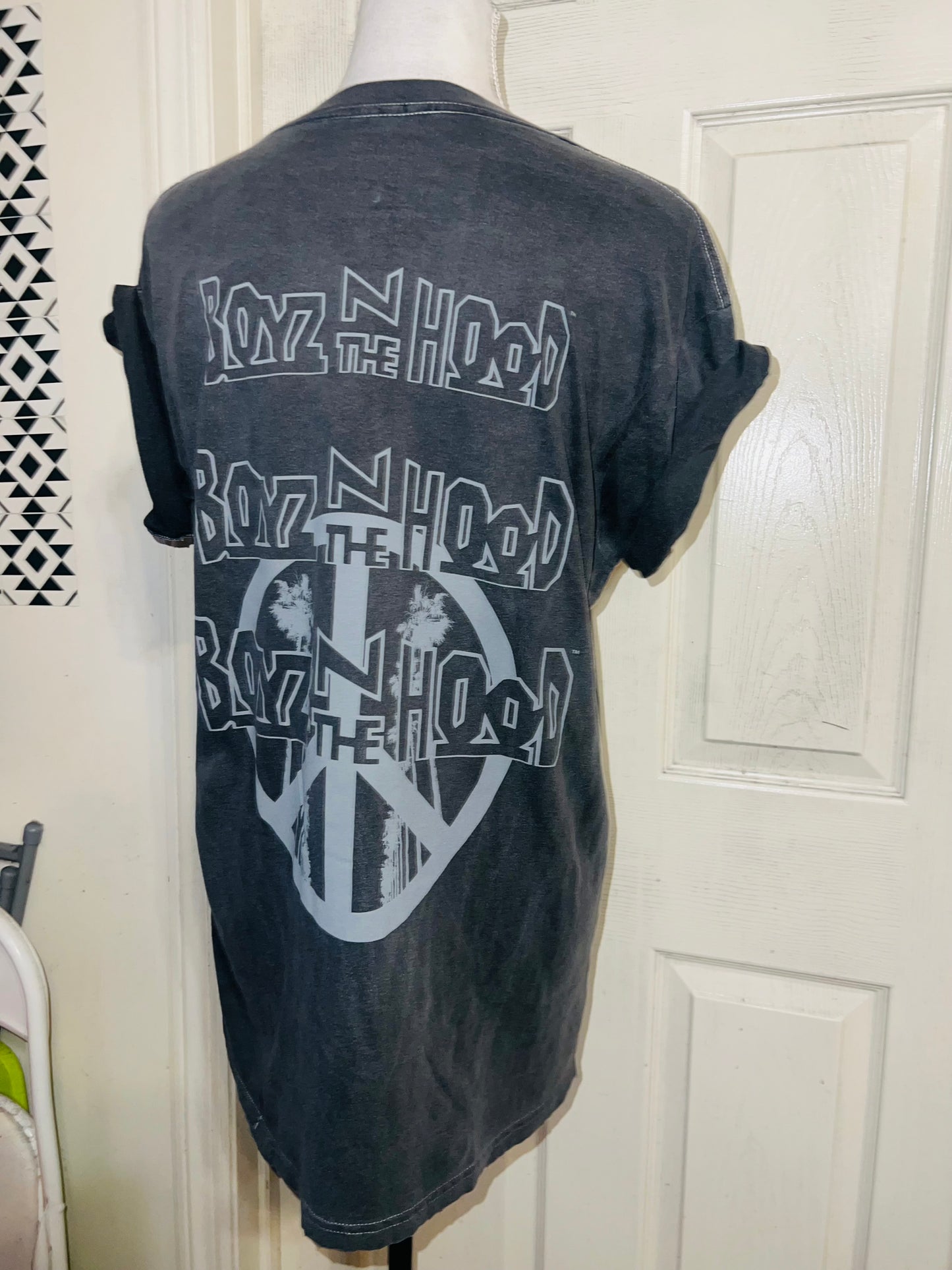 Boyz in The Hood Double Sided Oversized Distressed Tee