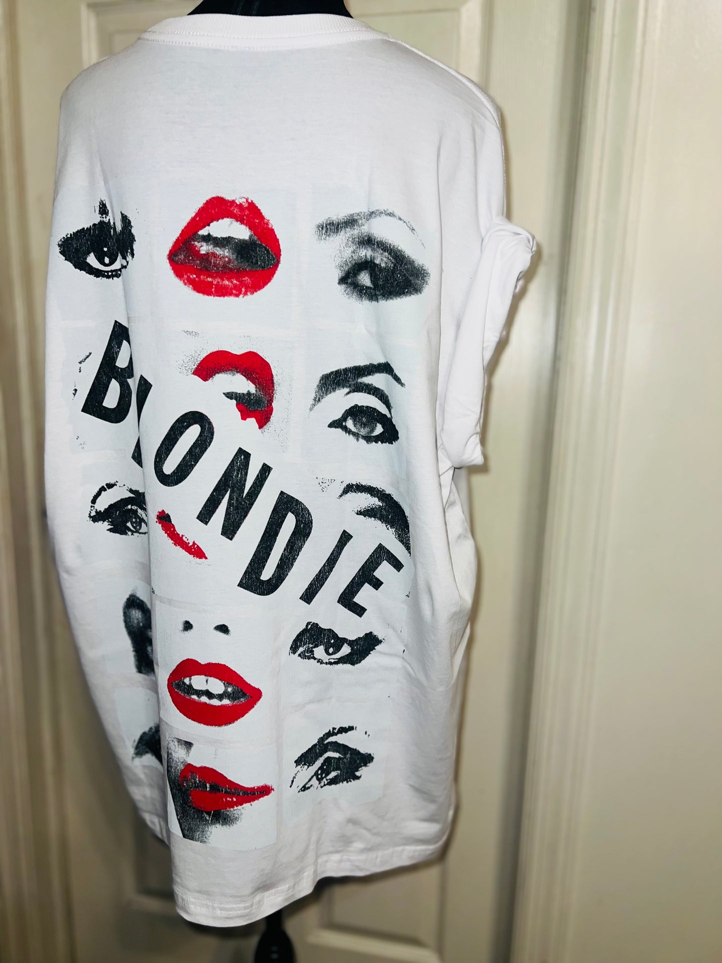 Blondie Double SIded Oversized Distressed Tee