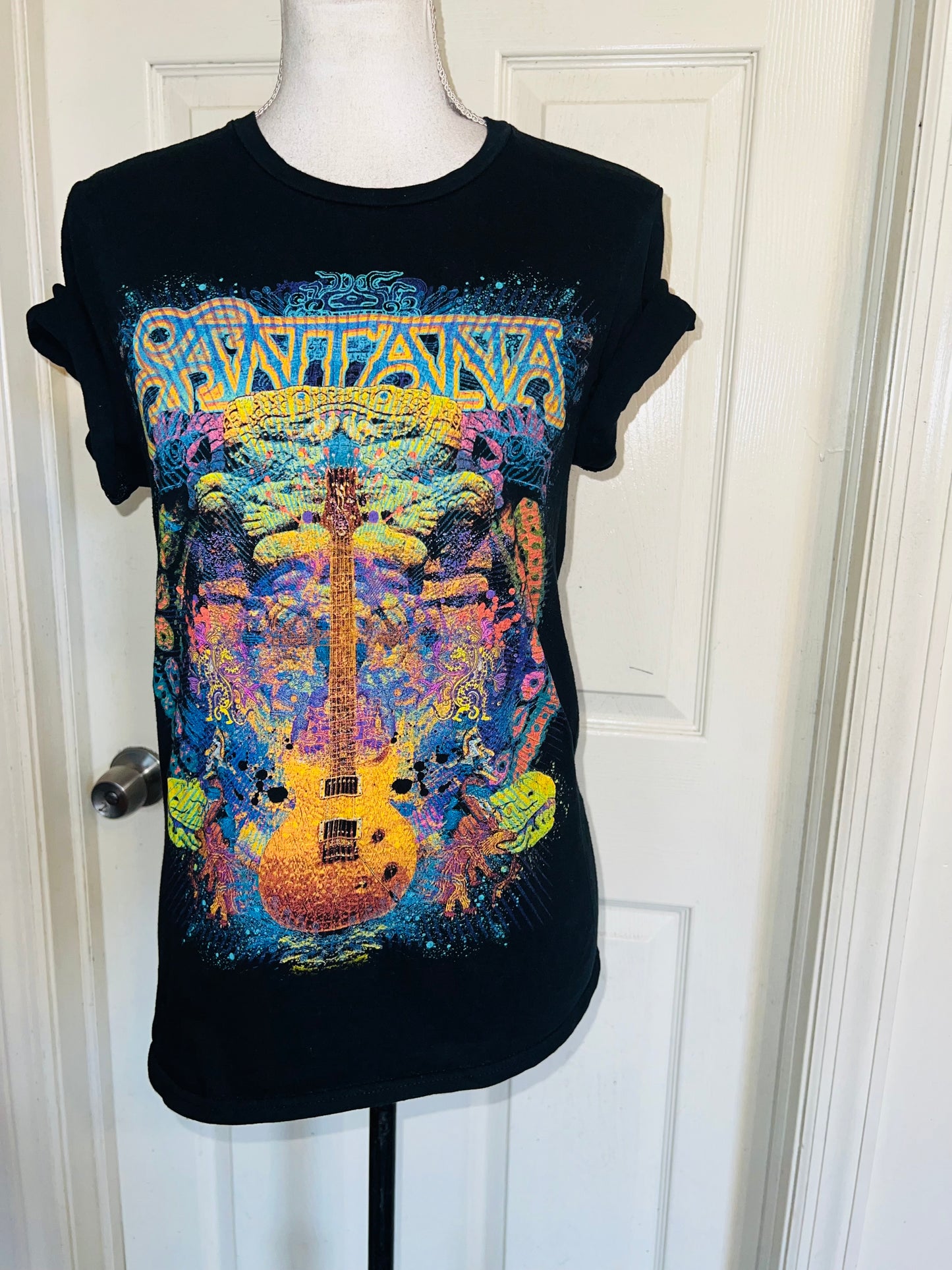 Santana Vintage Oversized Distressed Tee