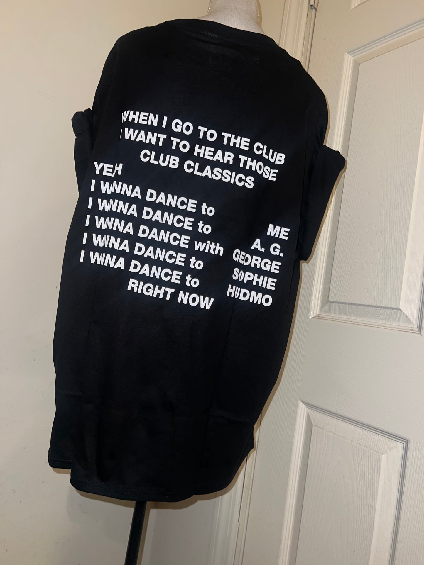 Charli XCX Double Sided Oversized Distressed Tee