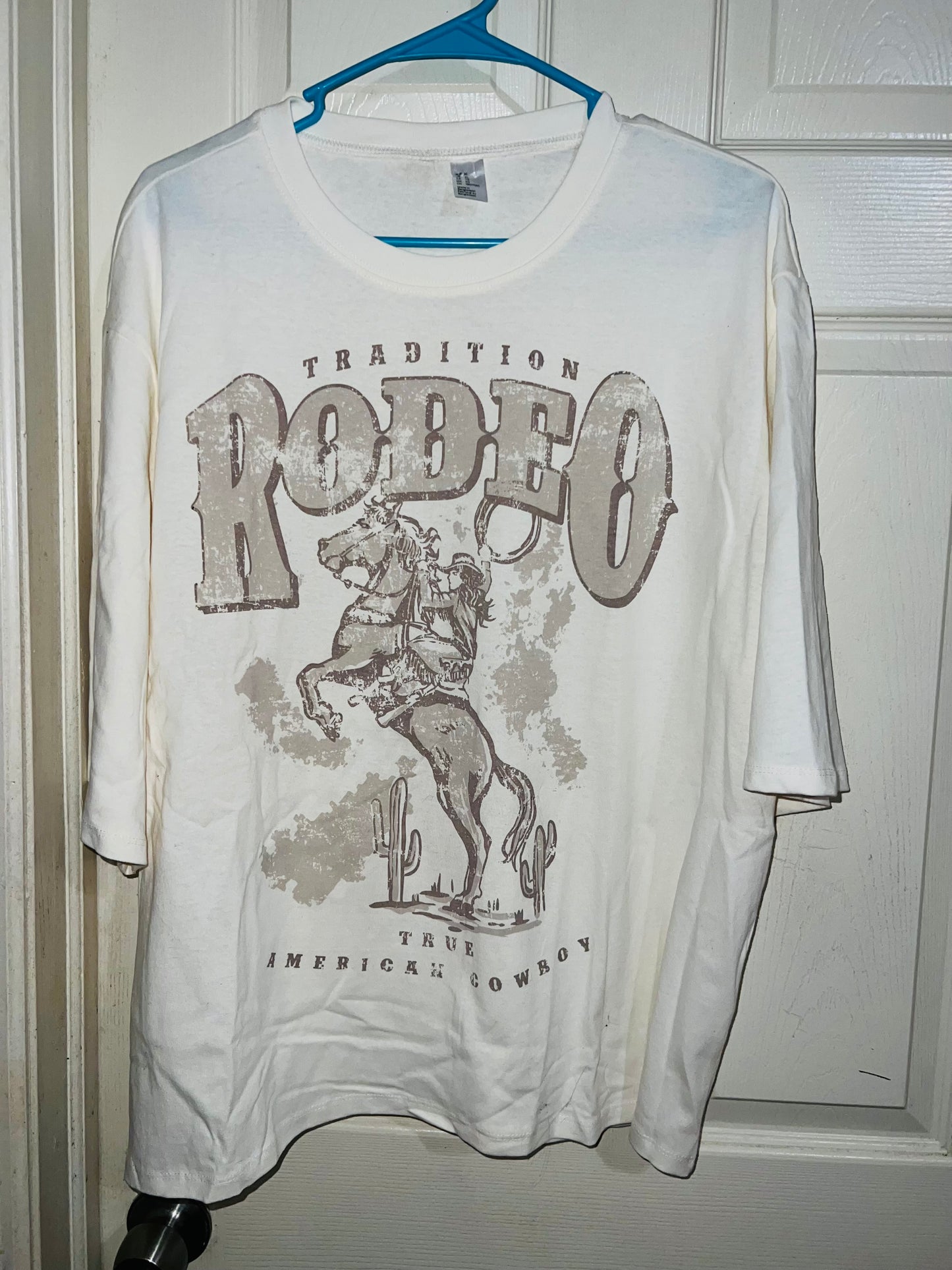 Rodeo Oversized Distressed Tee