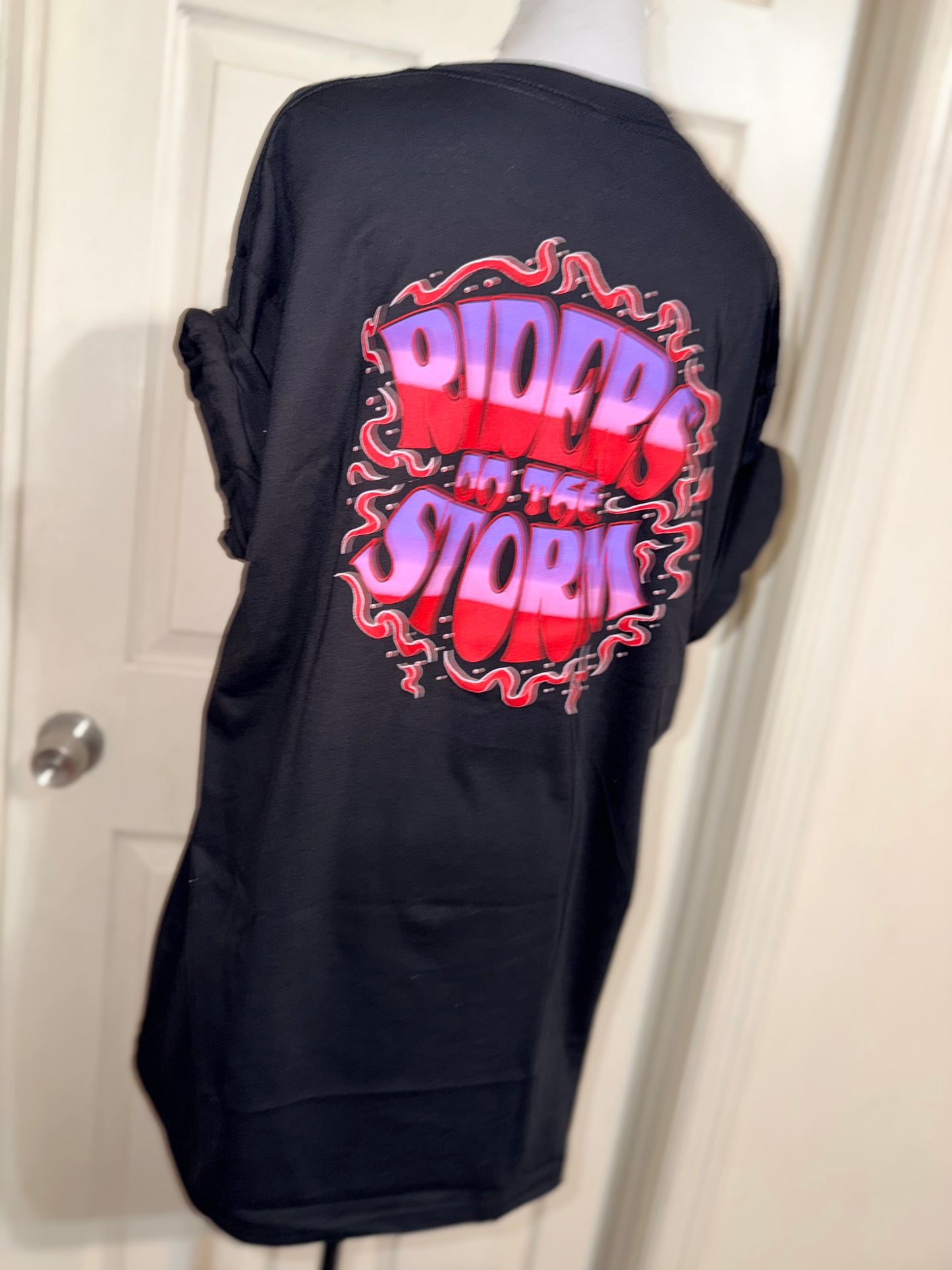 The Doors Double Sided Oversized Distressed Tee