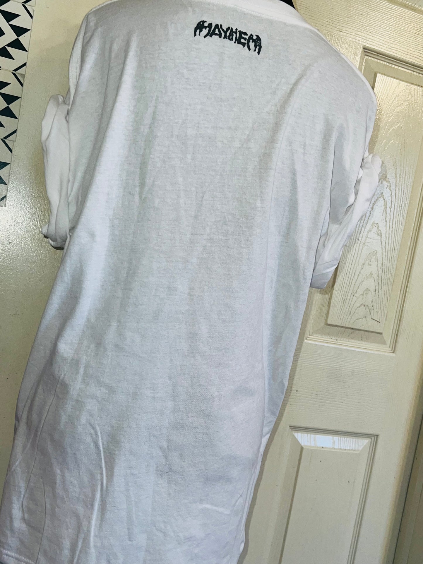 Lady Gaga Oversized Distressed Tee