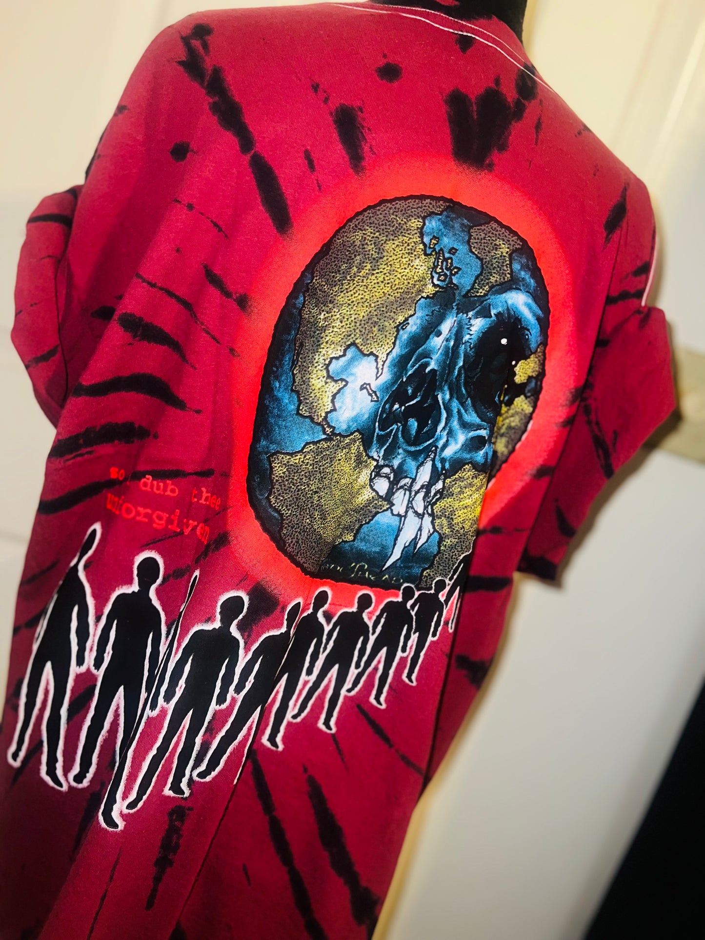 Metallica Tie Dye Double Sided Oversized Tee