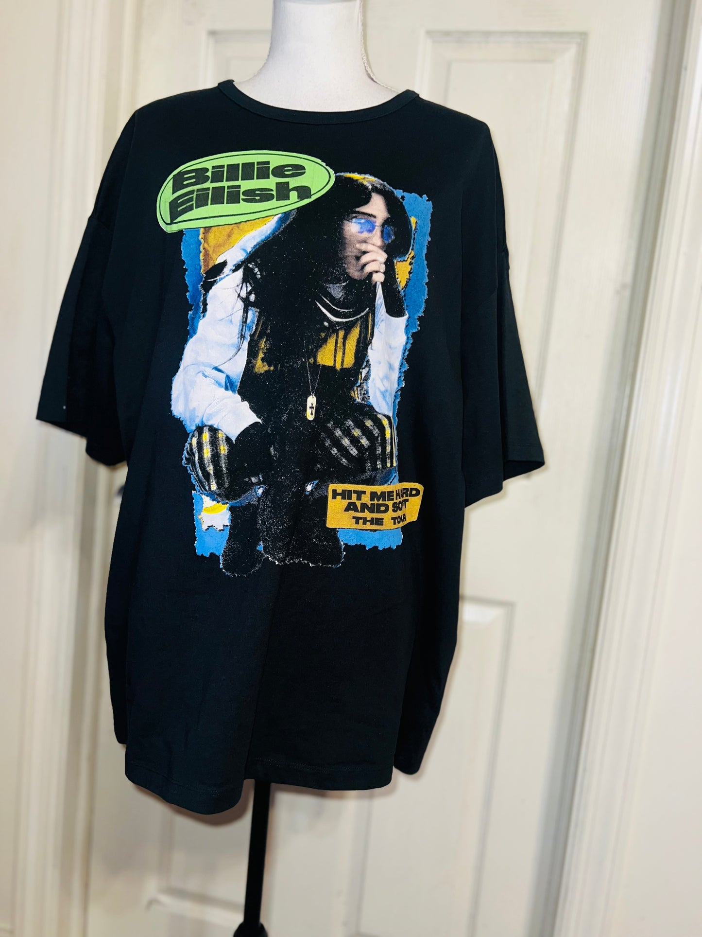 Billie Eilish Double Sided HMHAS Tour Distressed Tee