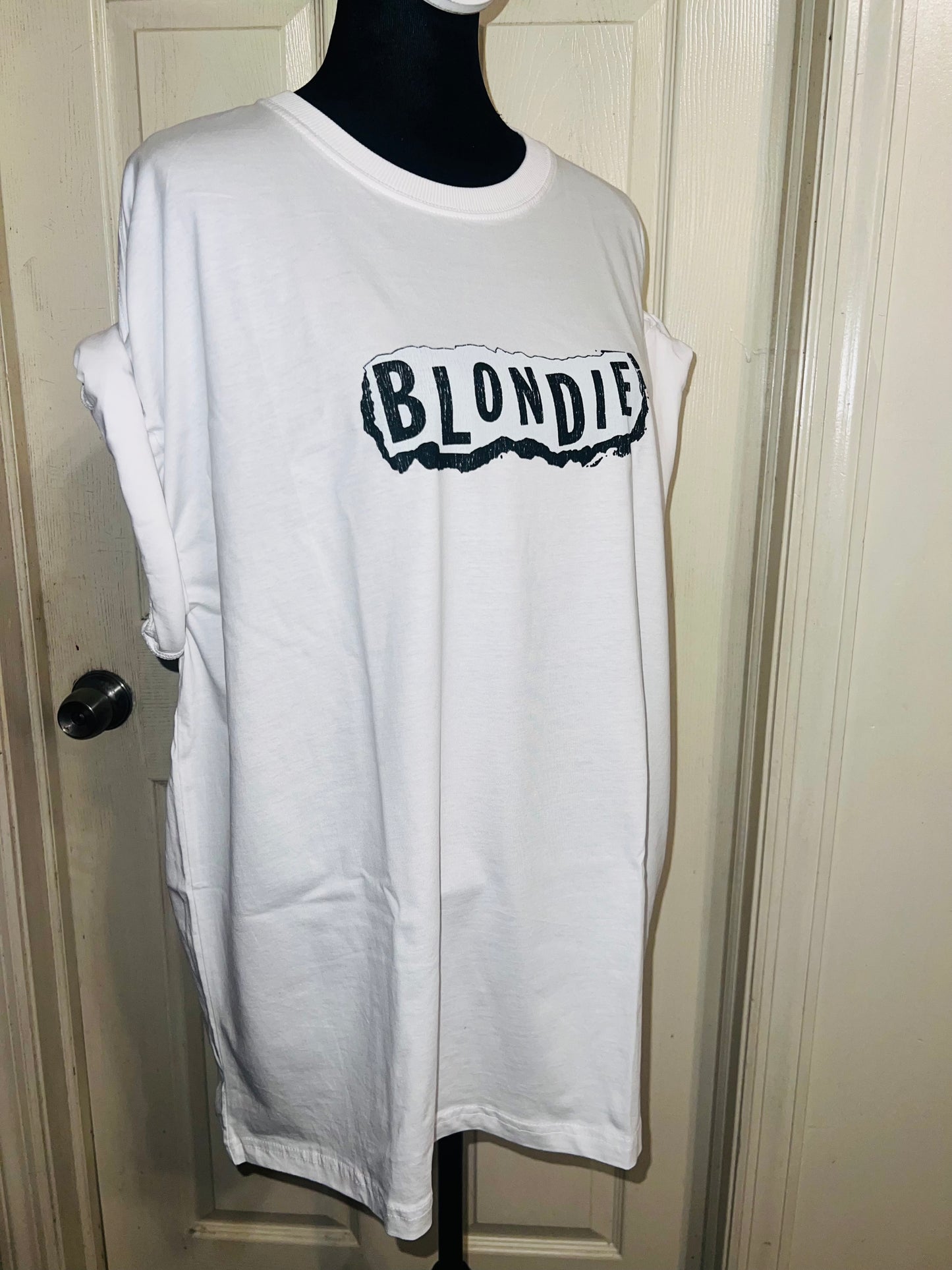 Blondie Double SIded Oversized Distressed Tee