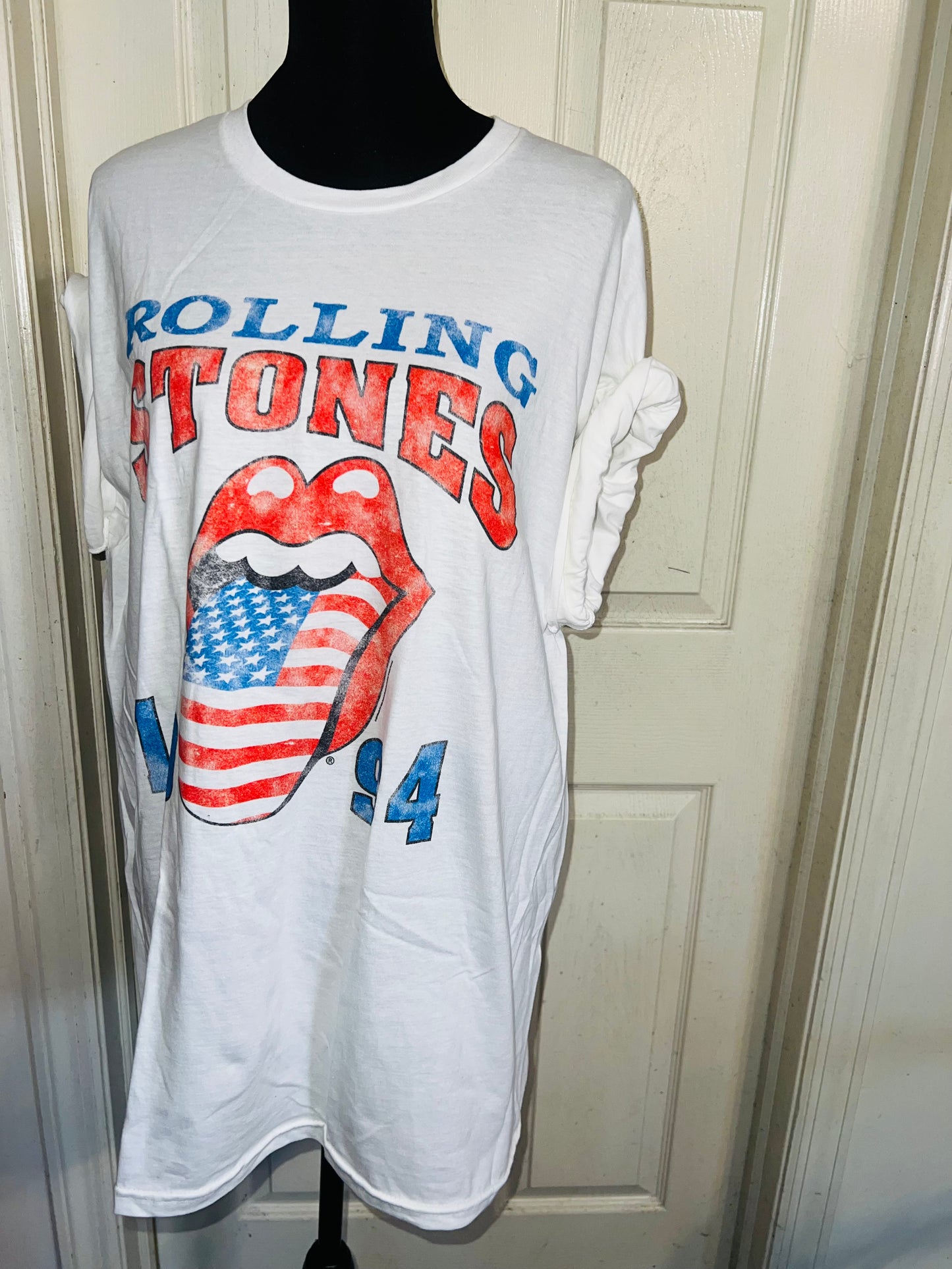 The Rolling Stones Oversized Distressed Tee
