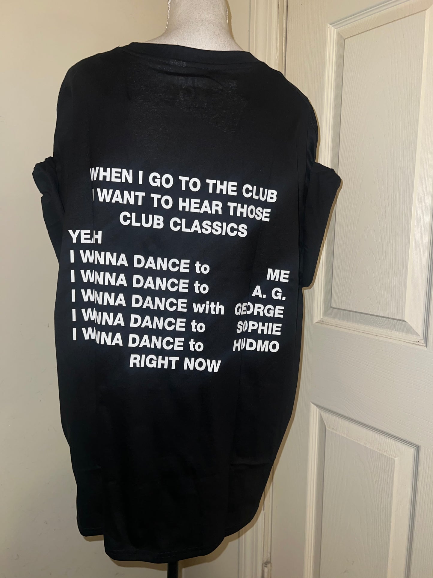 Charli XCX Double Sided Oversized Distressed Tee