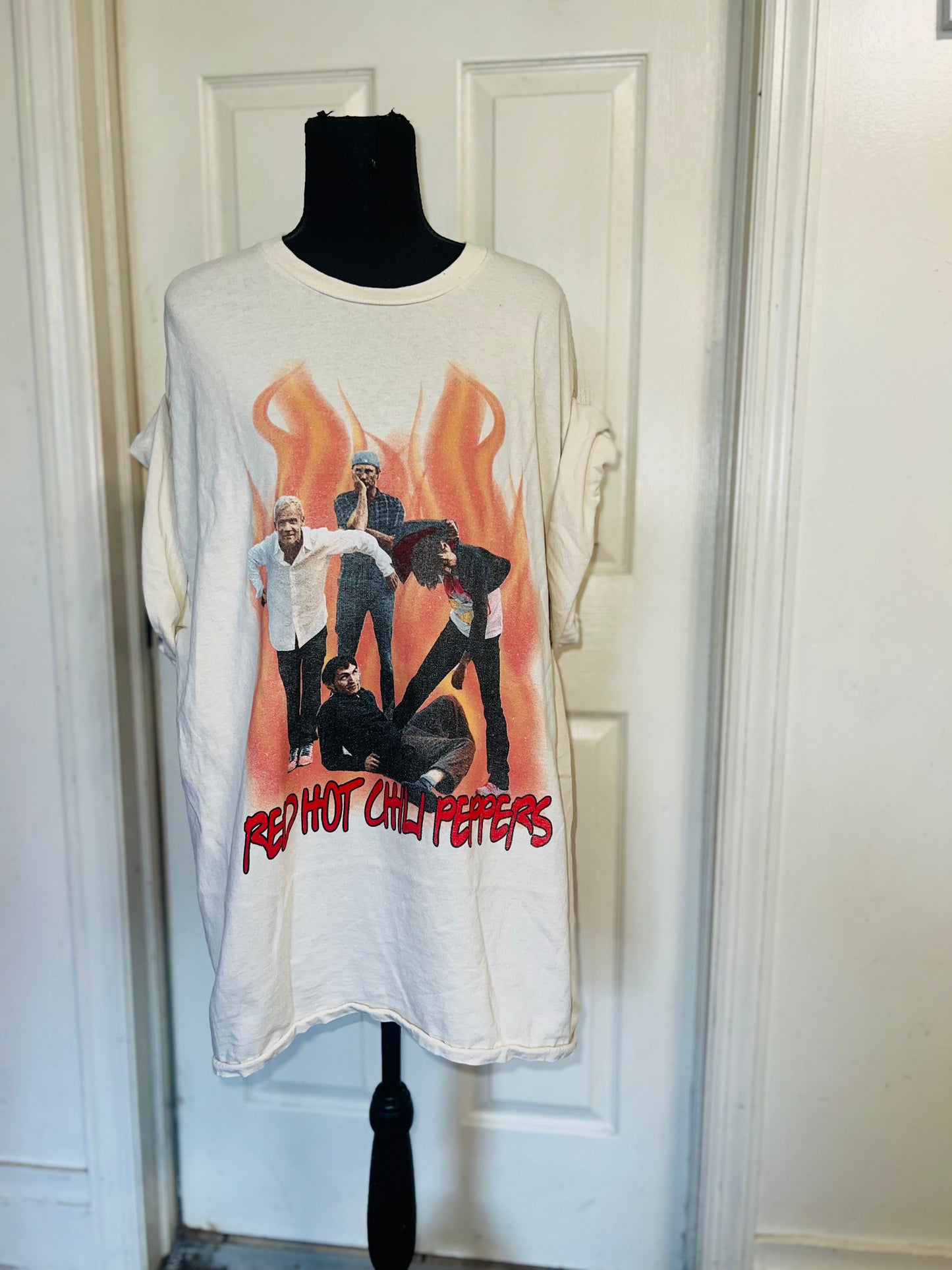Red Hot Chili Peppers Oversized Distressed Tee