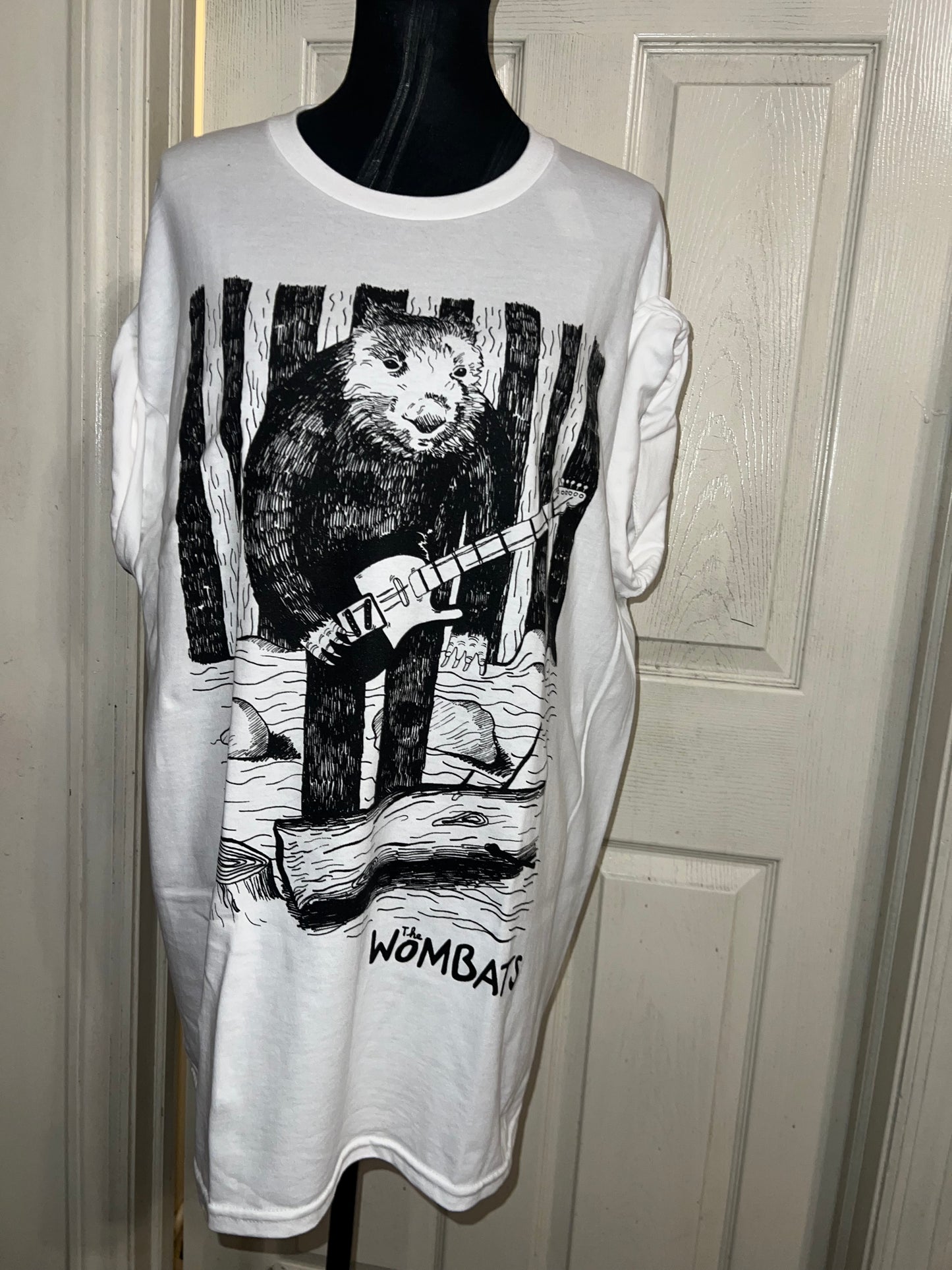 The Wombats Oversized Distressed Tee