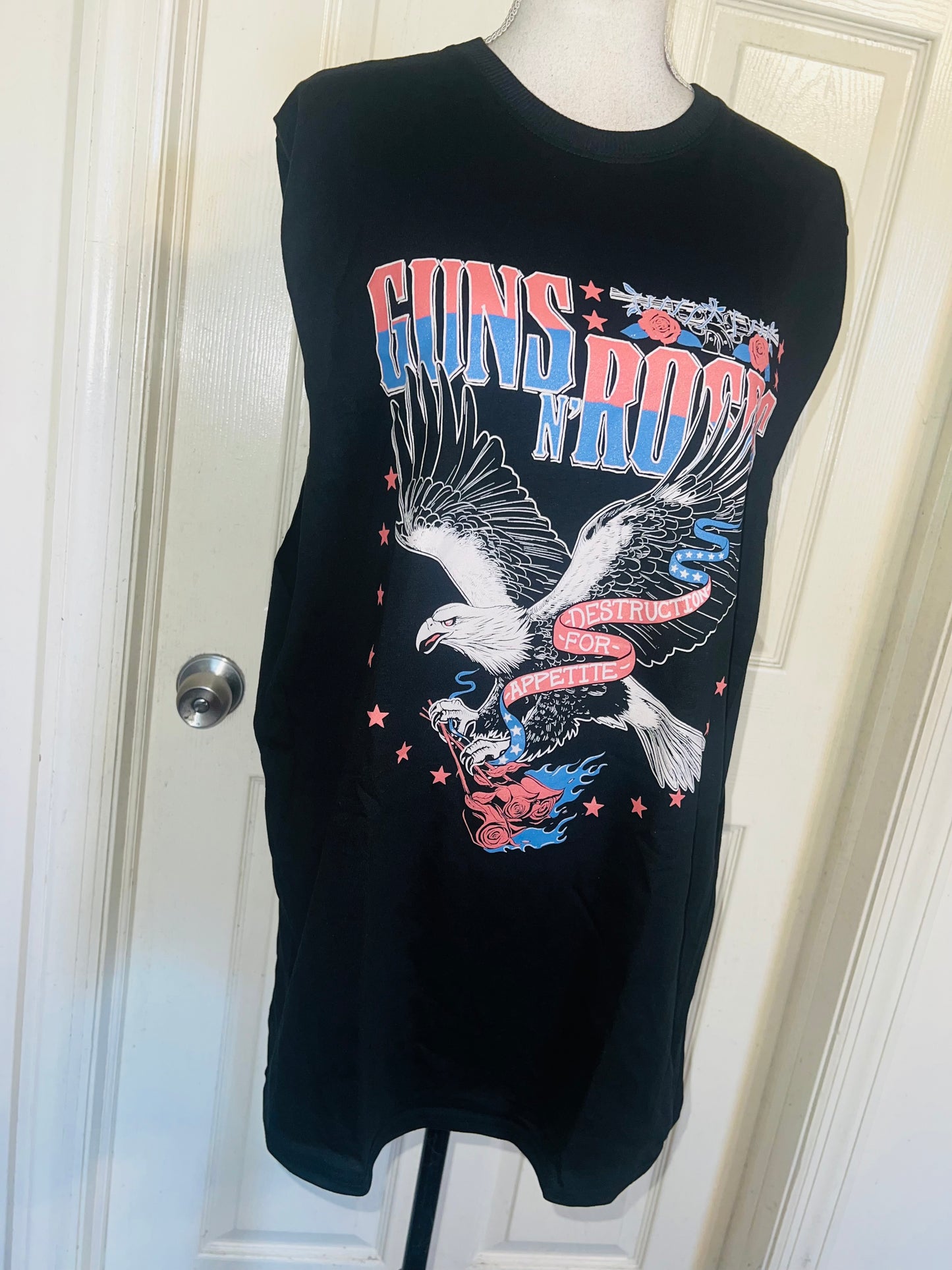 Guns N’ Roses Oversized Distressed Tank