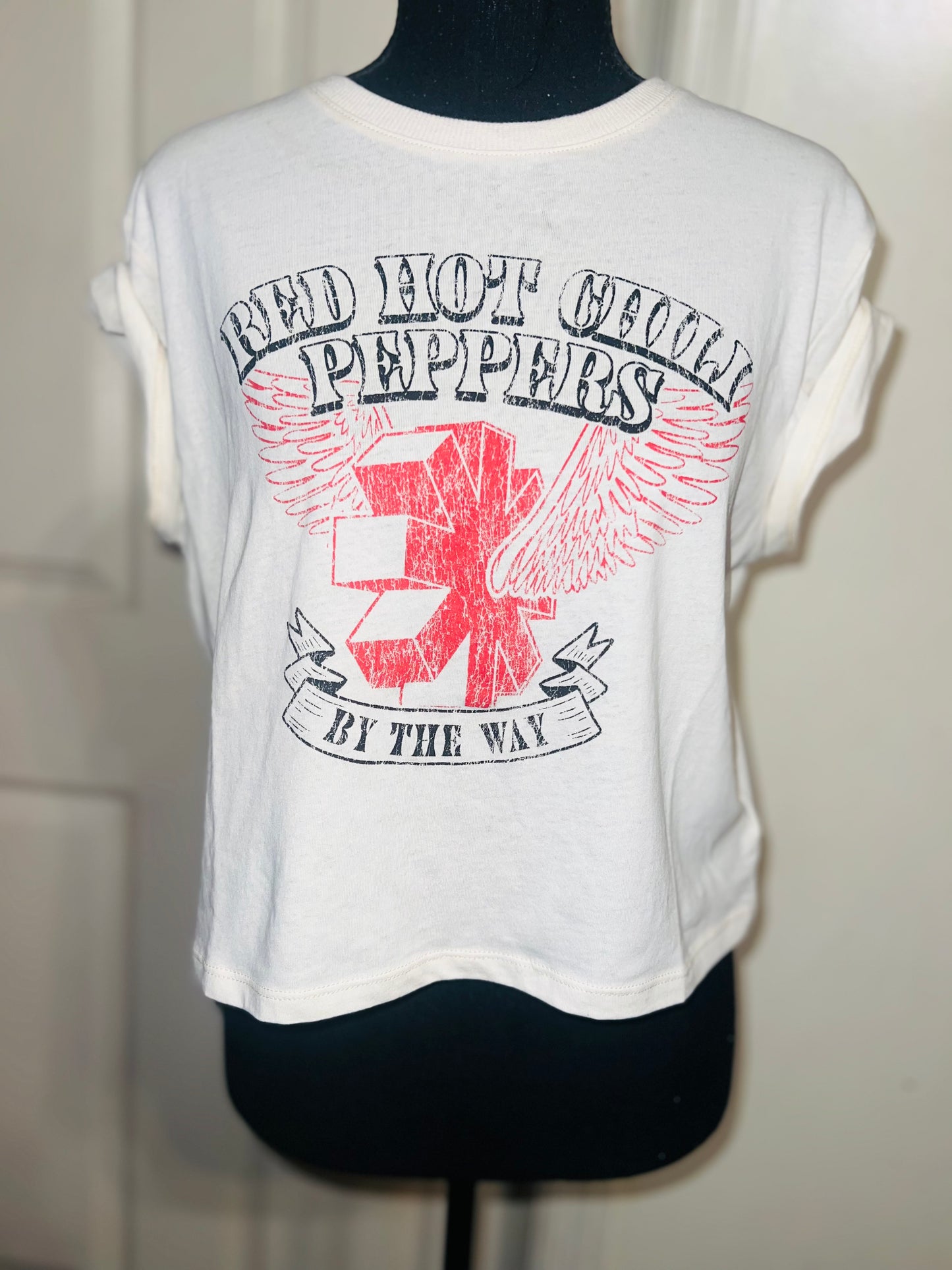 Red Hot Chili Peppers Distressed Baby Tee