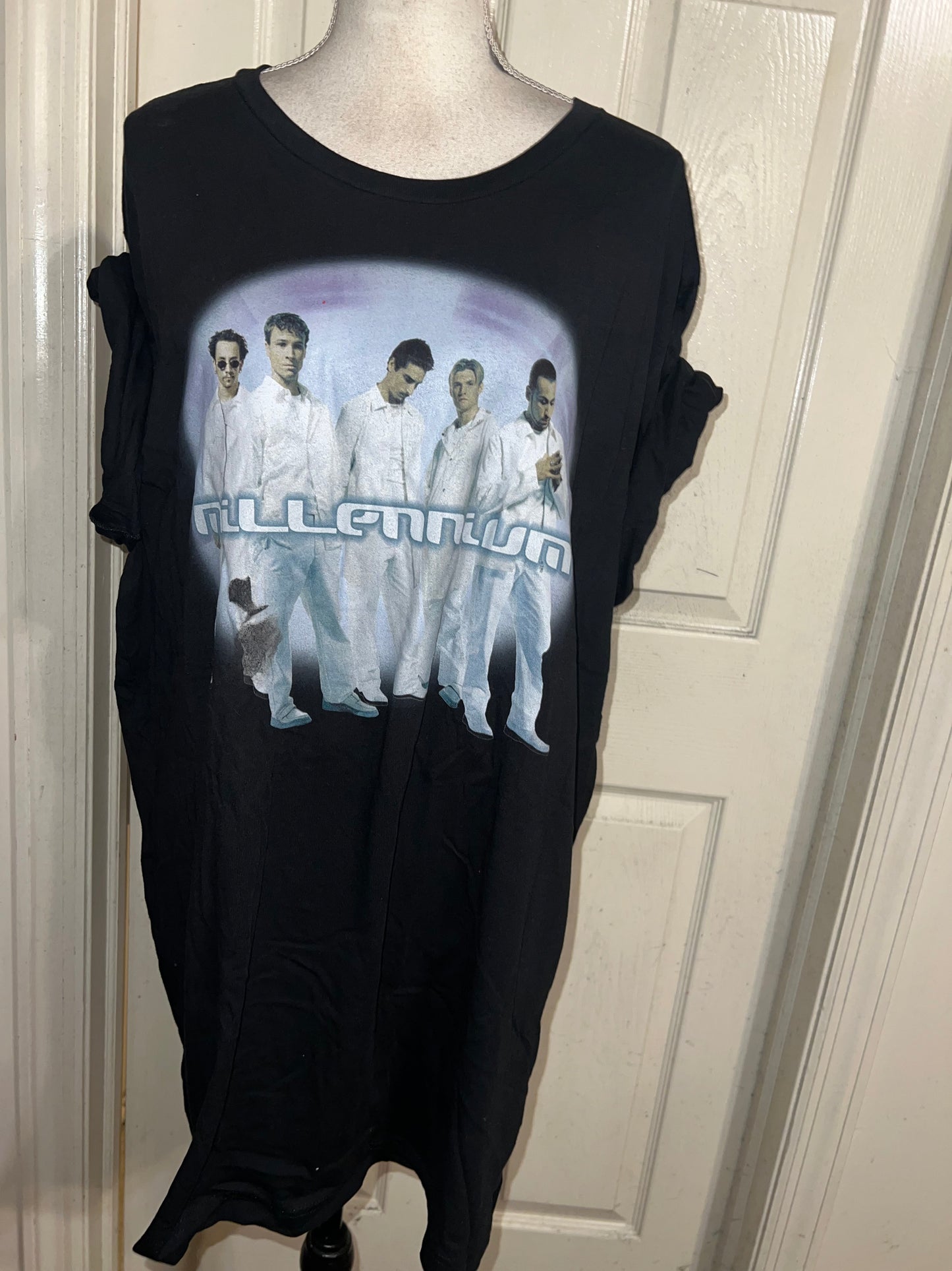 Backstreet Boys Oversized Distressed Tee