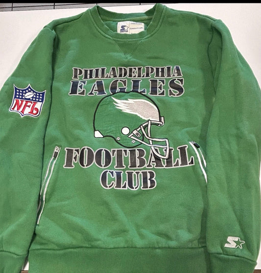 Philadelphia Eagles Oversized Distressed Sweatshirt