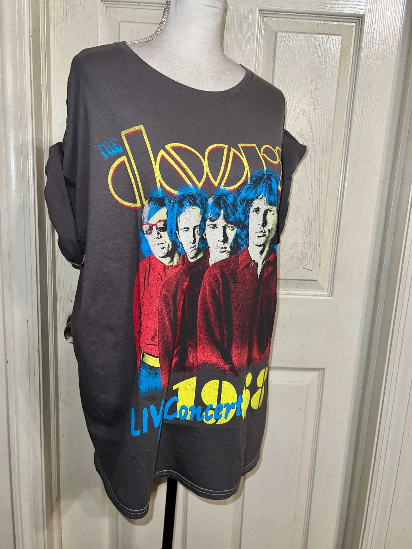 The Doors Double Sided Oversized Distressed Tee