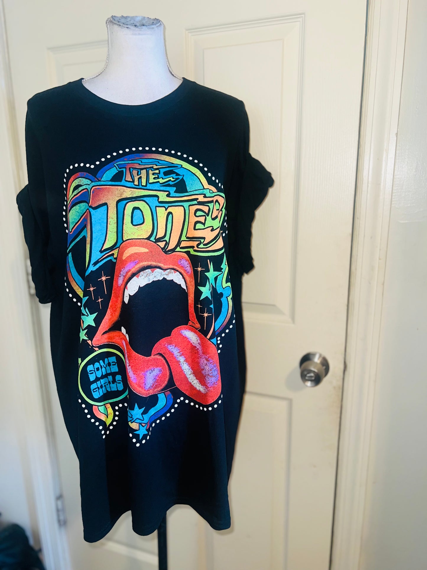 Rolling Stones Oversized Distressed Tee