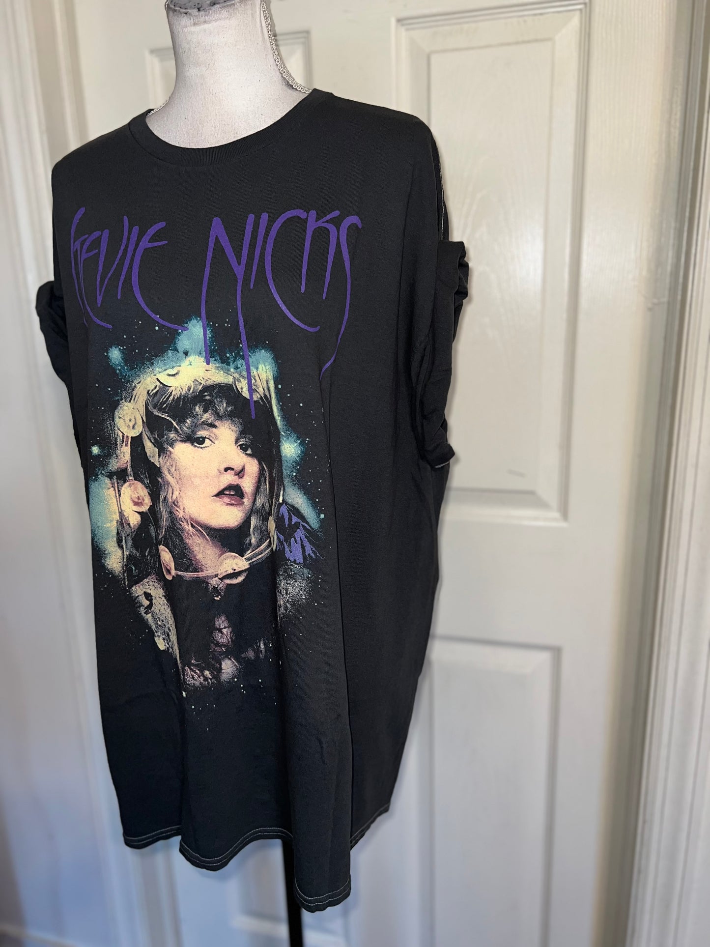 Stevie Nicks Oversized Distressed Tee