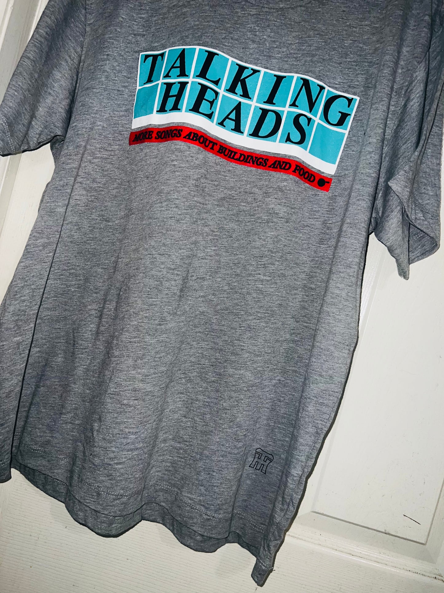 The Talking Heads Oversized Distressed Tee