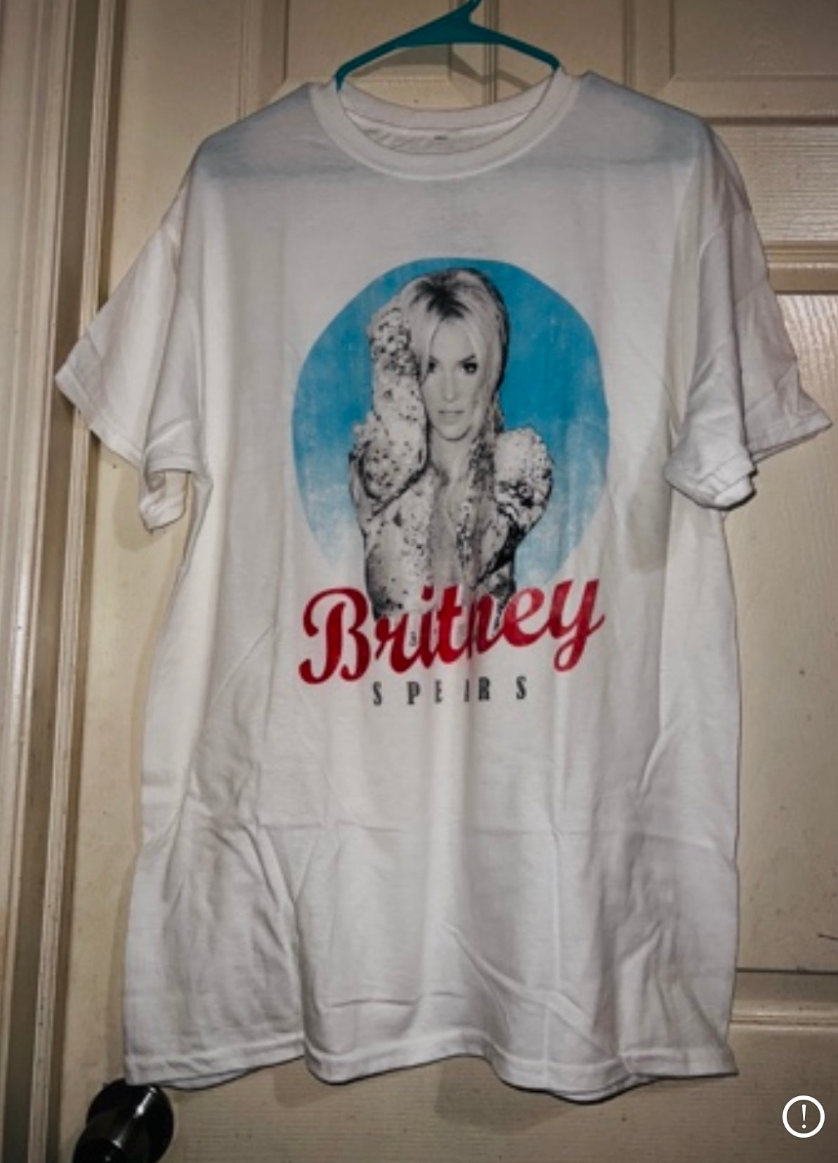 Britney Spears Oversized Distressed Tee