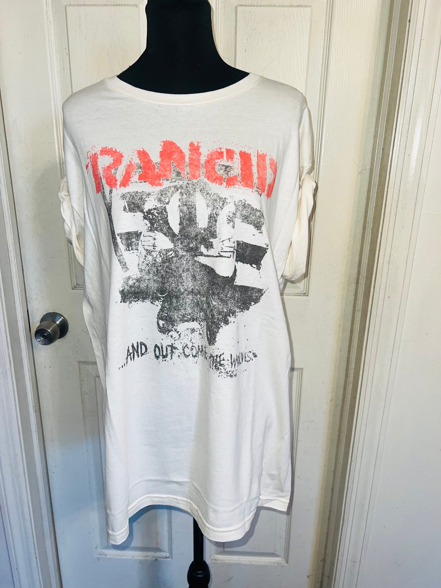 Rancid Oversized Distressed Tee