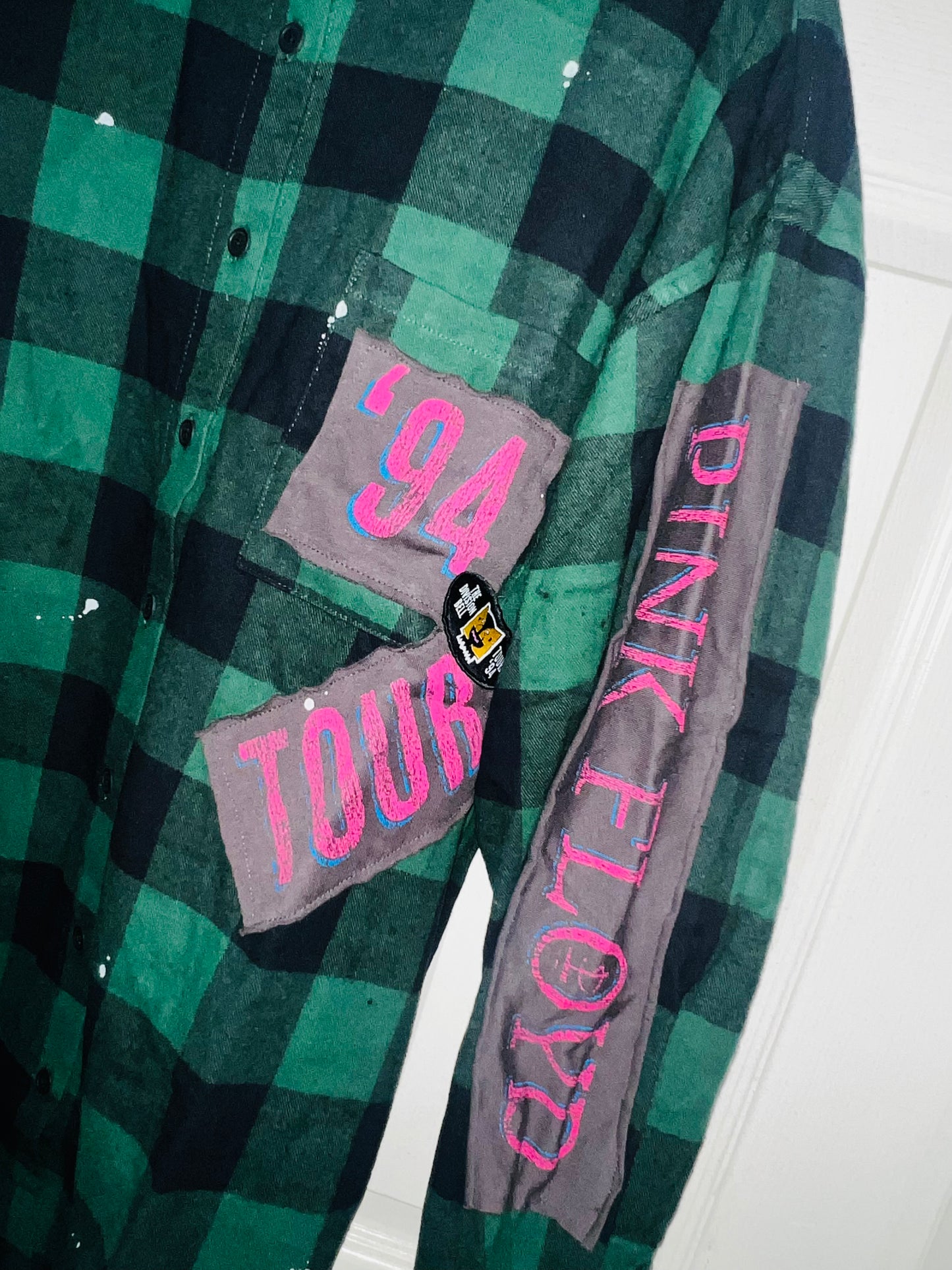Pink Floyd Flannel 94 Tour with Back Patches/Patches