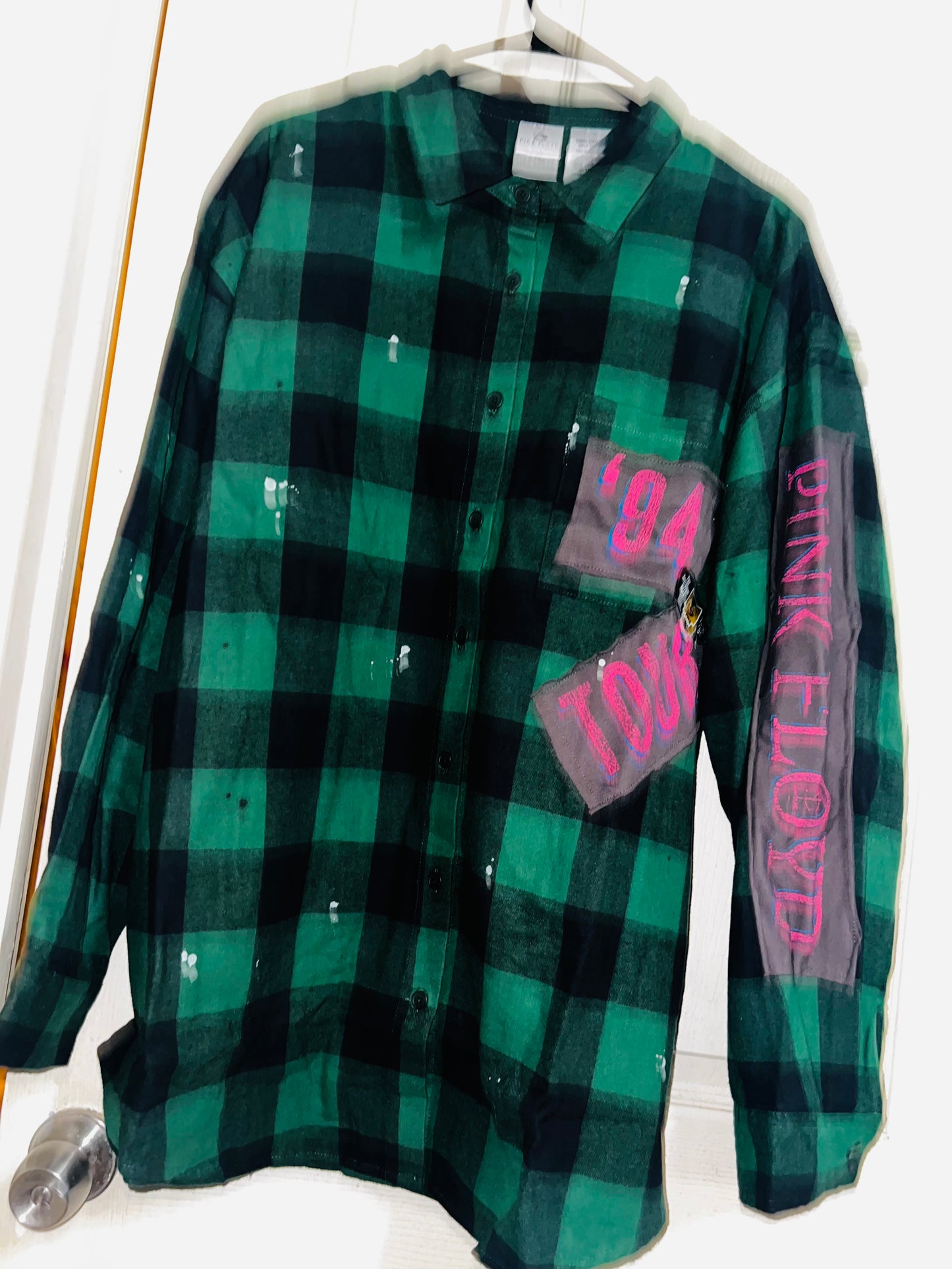 Pink Floyd Flannel 94 Tour with Back Patches/Patches