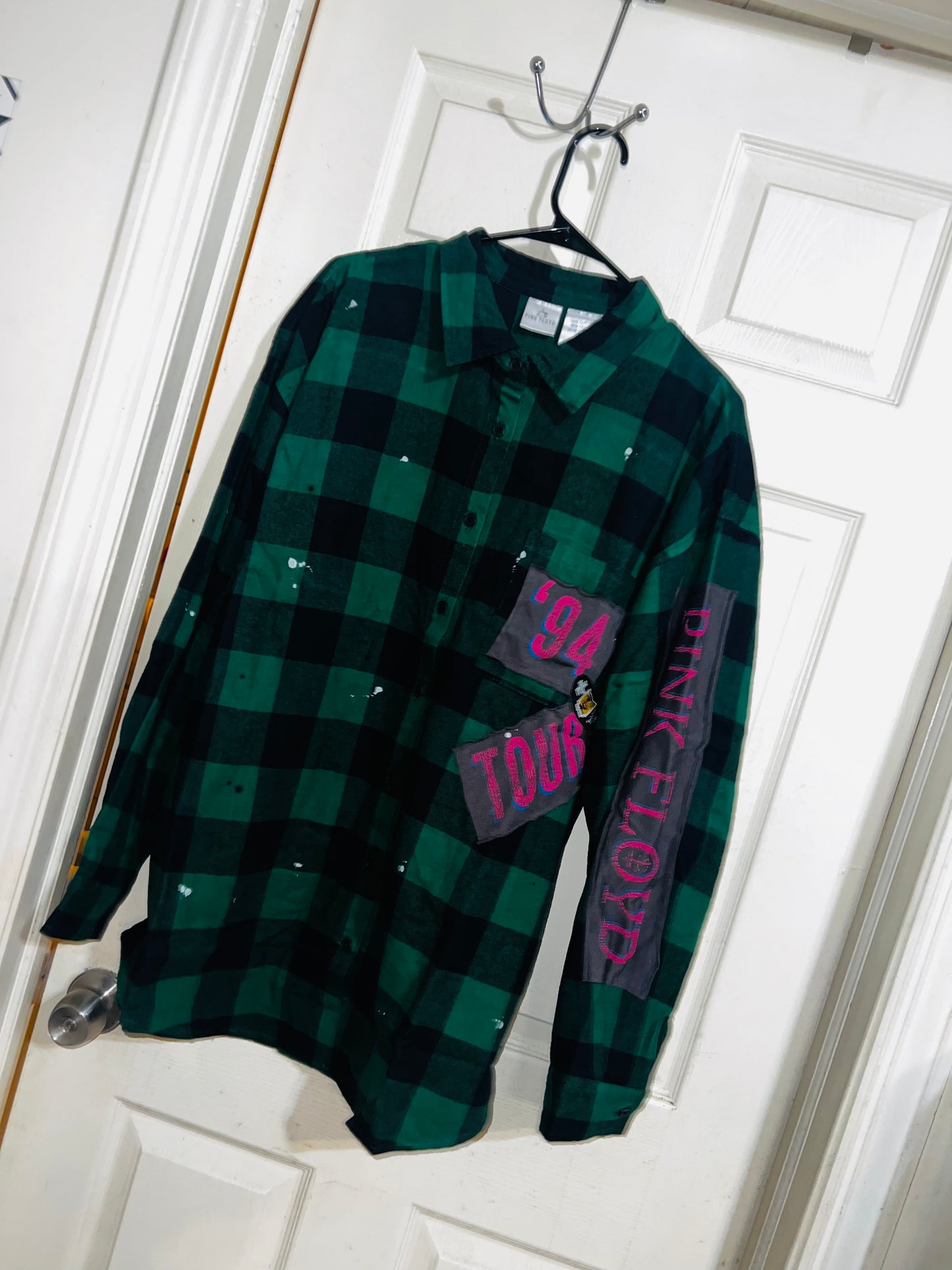 Pink Floyd Flannel 94 Tour with Back Patches/Patches