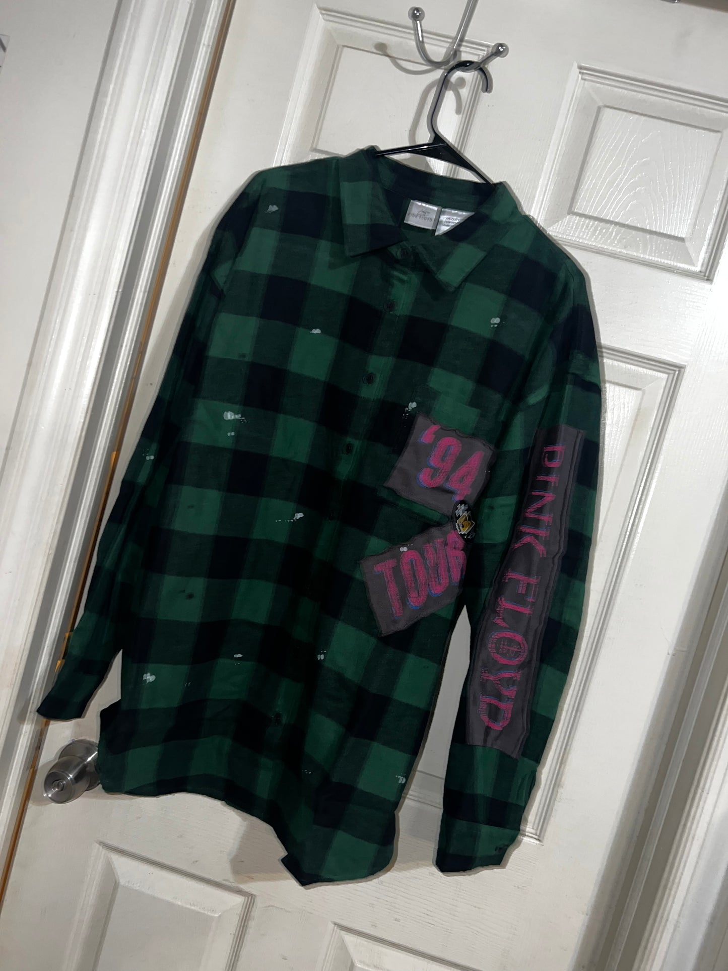 Pink Floyd Flannel 94 Tour with Back Patches/Patches