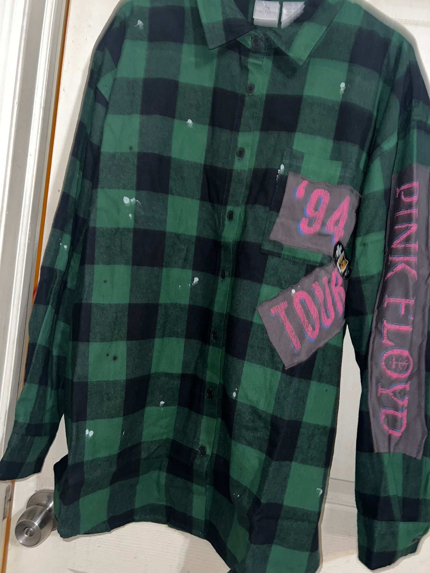Pink Floyd Flannel 94 Tour with Back Patches/Patches