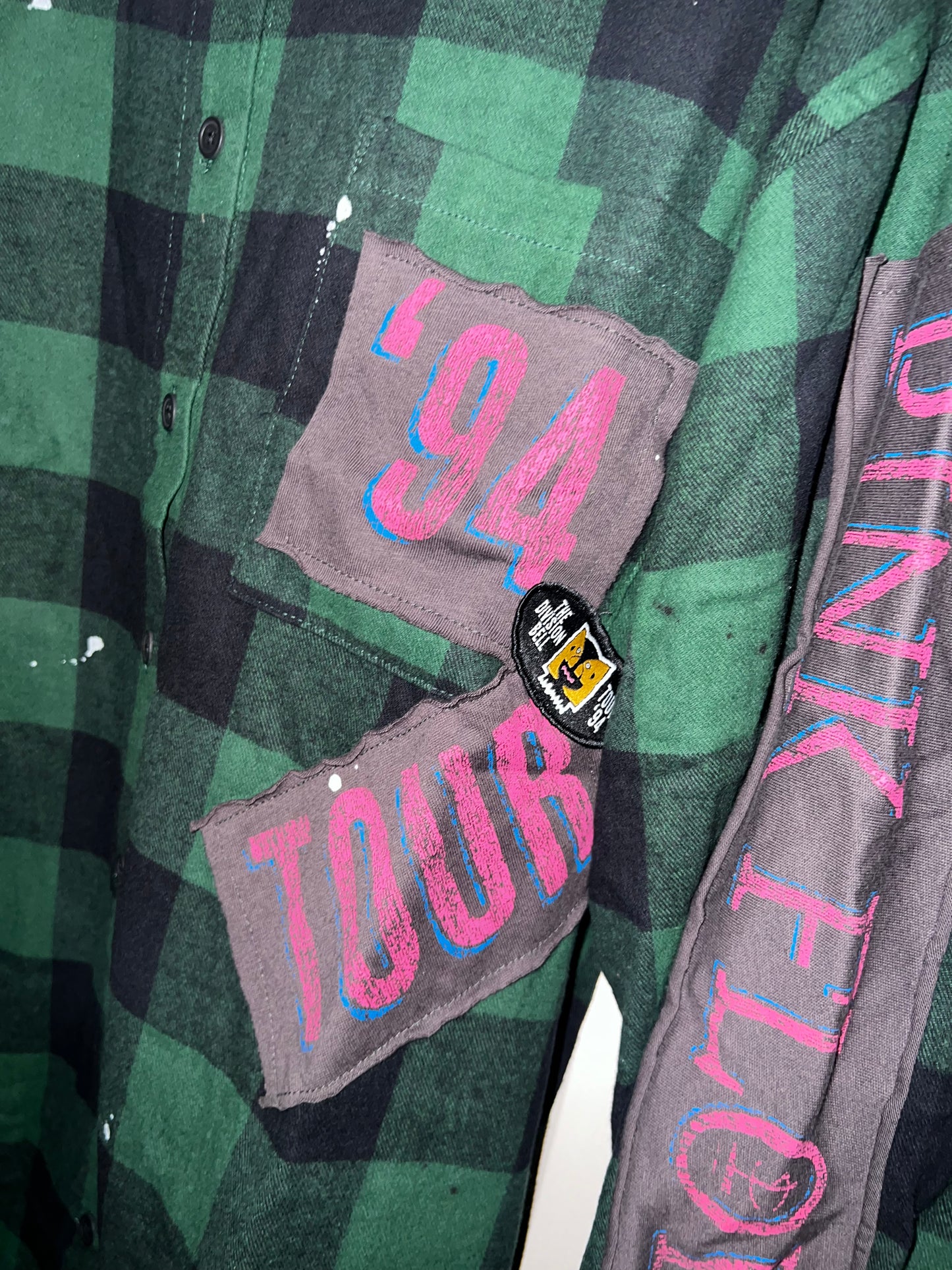 Pink Floyd Flannel 94 Tour with Back Patches/Patches