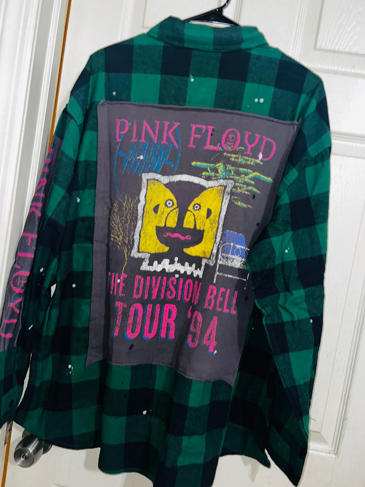 Pink Floyd Flannel 94 Tour with Back Patches/Patches