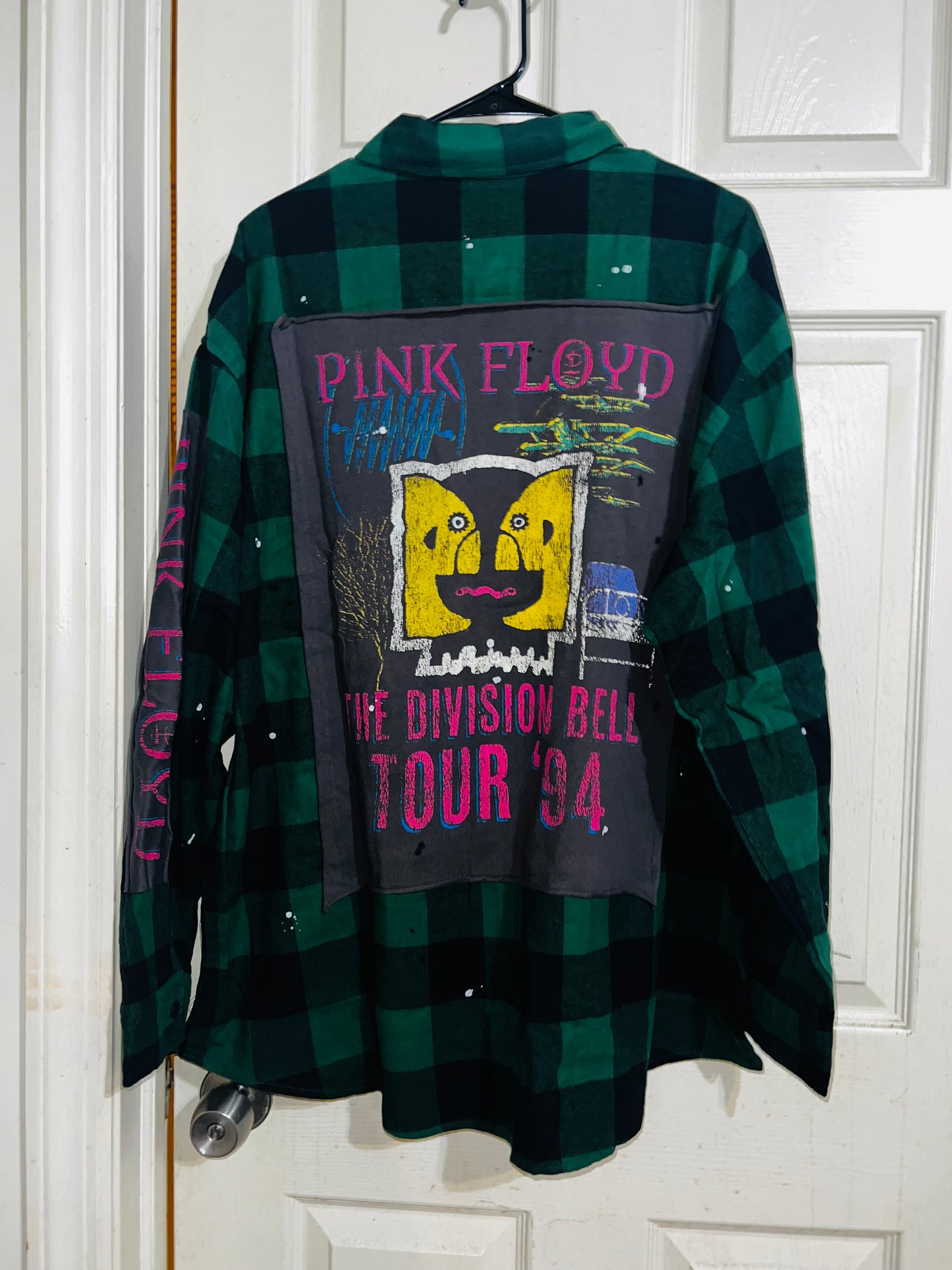 Pink Floyd Flannel 94 Tour with Back Patches/Patches