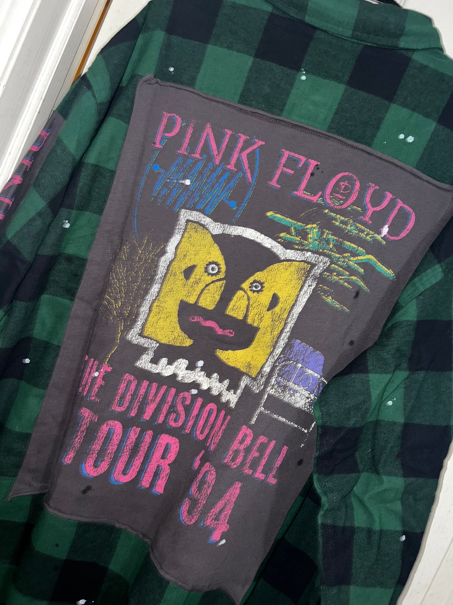 Pink Floyd Flannel 94 Tour with Back Patches/Patches