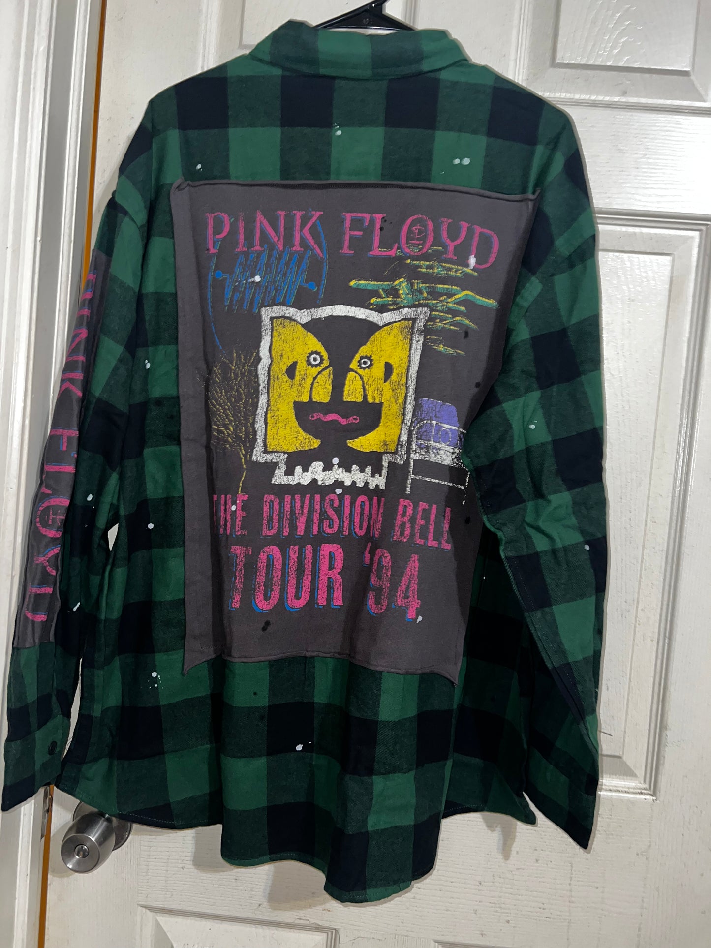 Pink Floyd Flannel 94 Tour with Back Patches/Patches