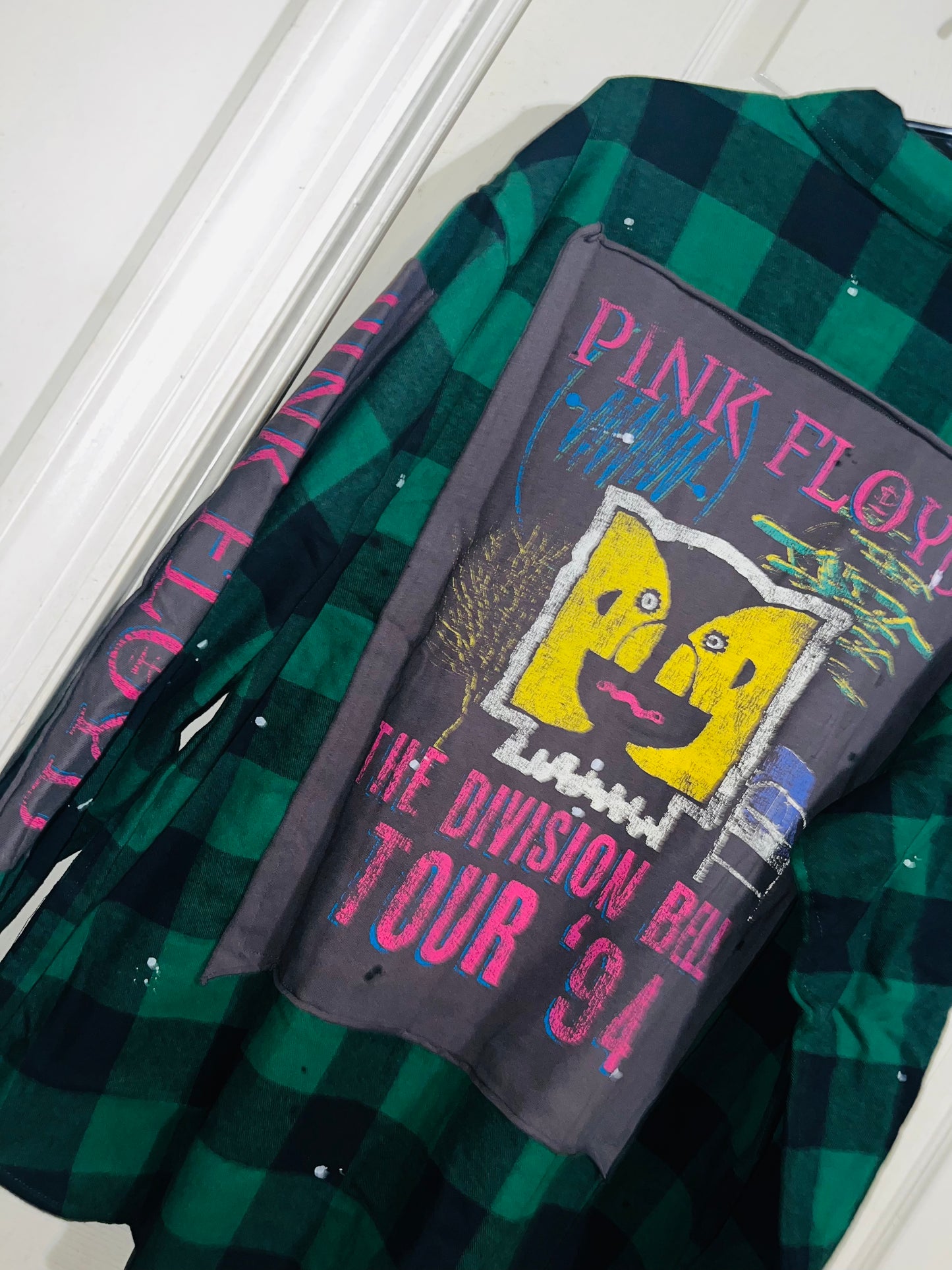 Pink Floyd Flannel 94 Tour with Back Patches/Patches