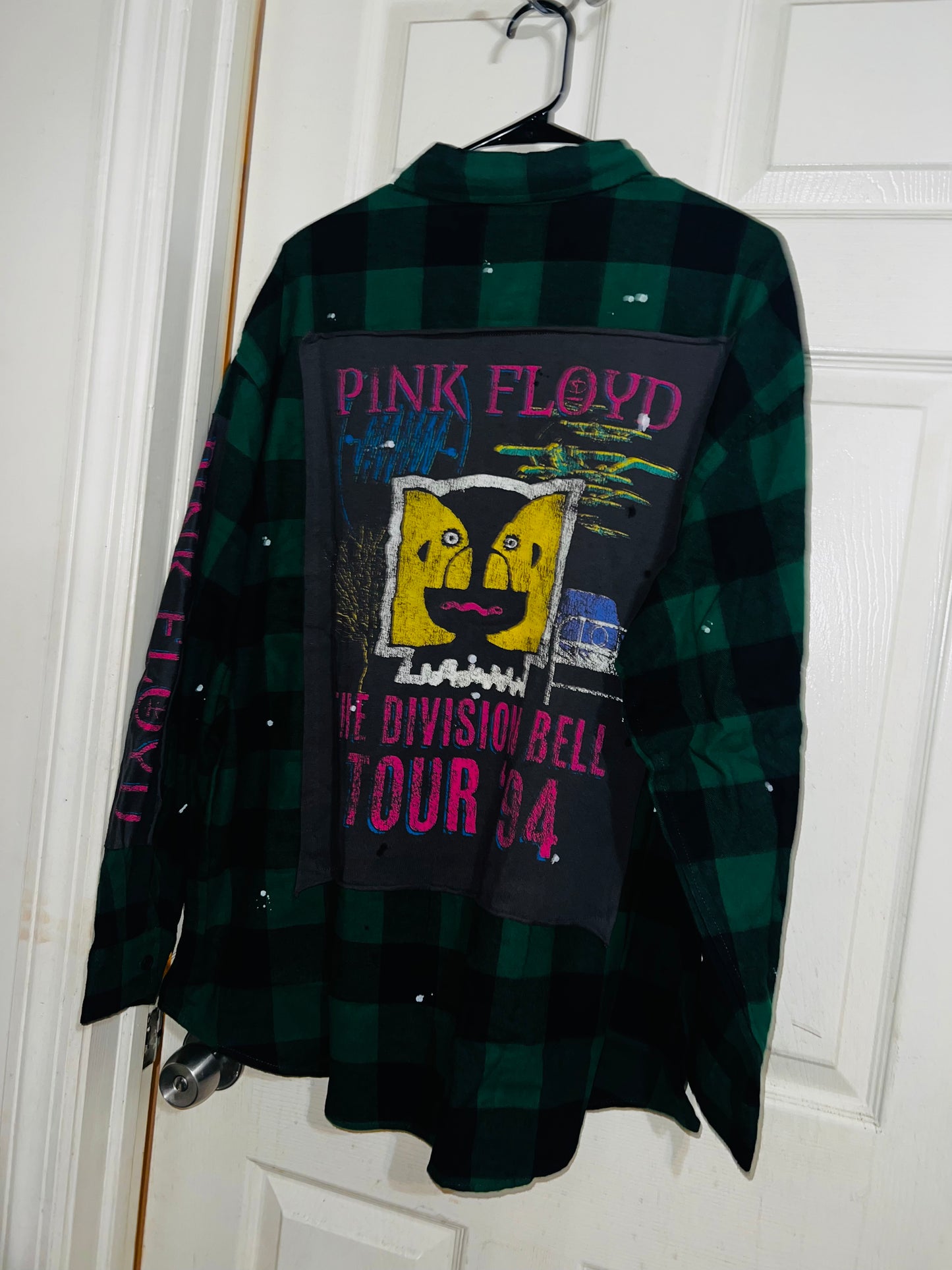 Pink Floyd Flannel 94 Tour with Back Patches/Patches