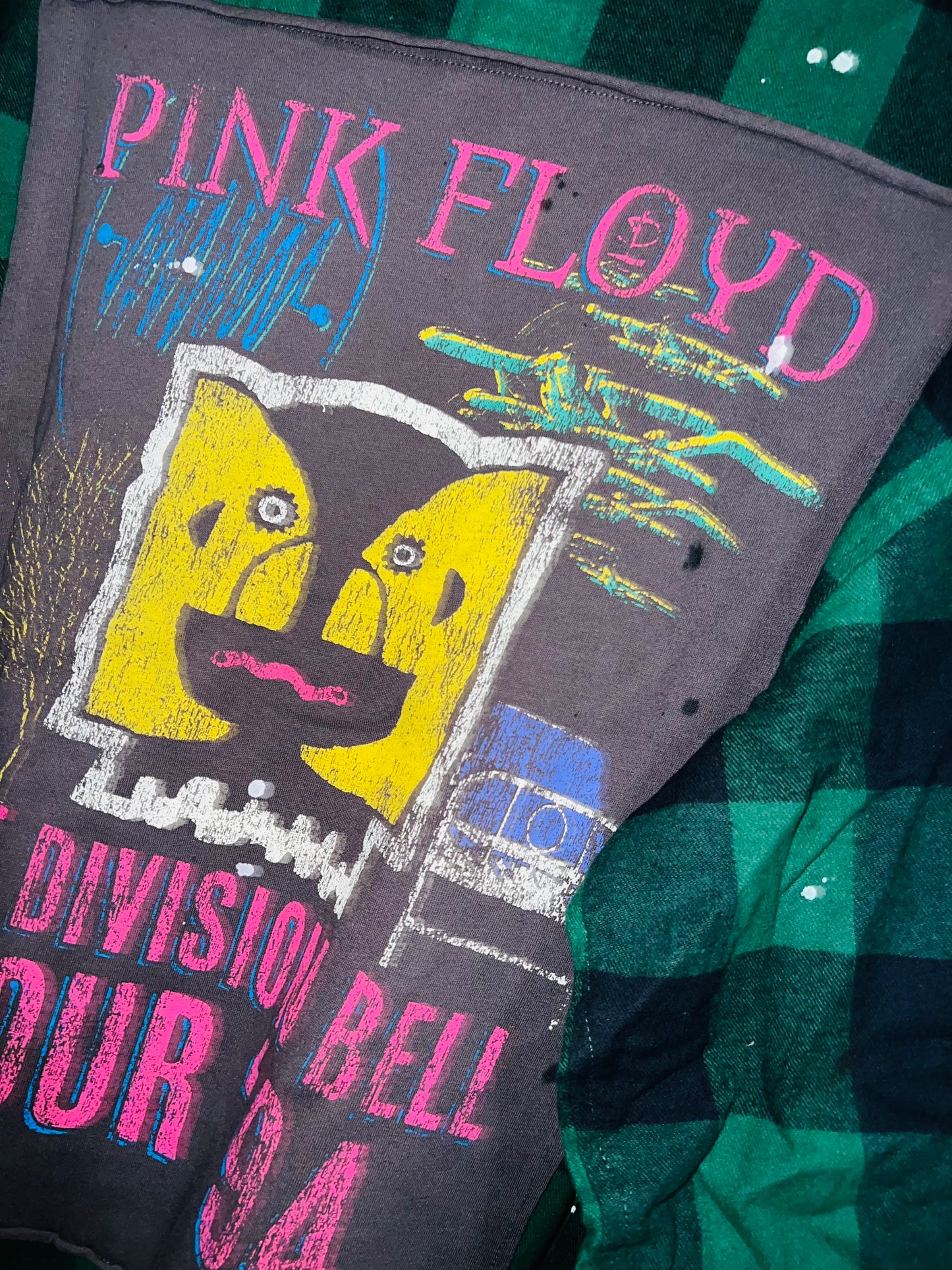 Pink Floyd Flannel 94 Tour with Back Patches/Patches