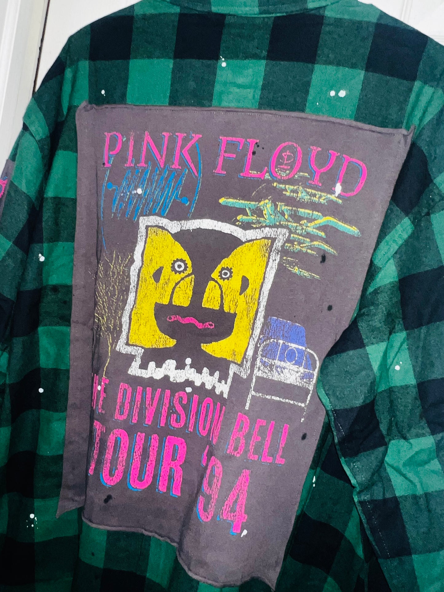 Pink Floyd Flannel 94 Tour with Back Patches/Patches