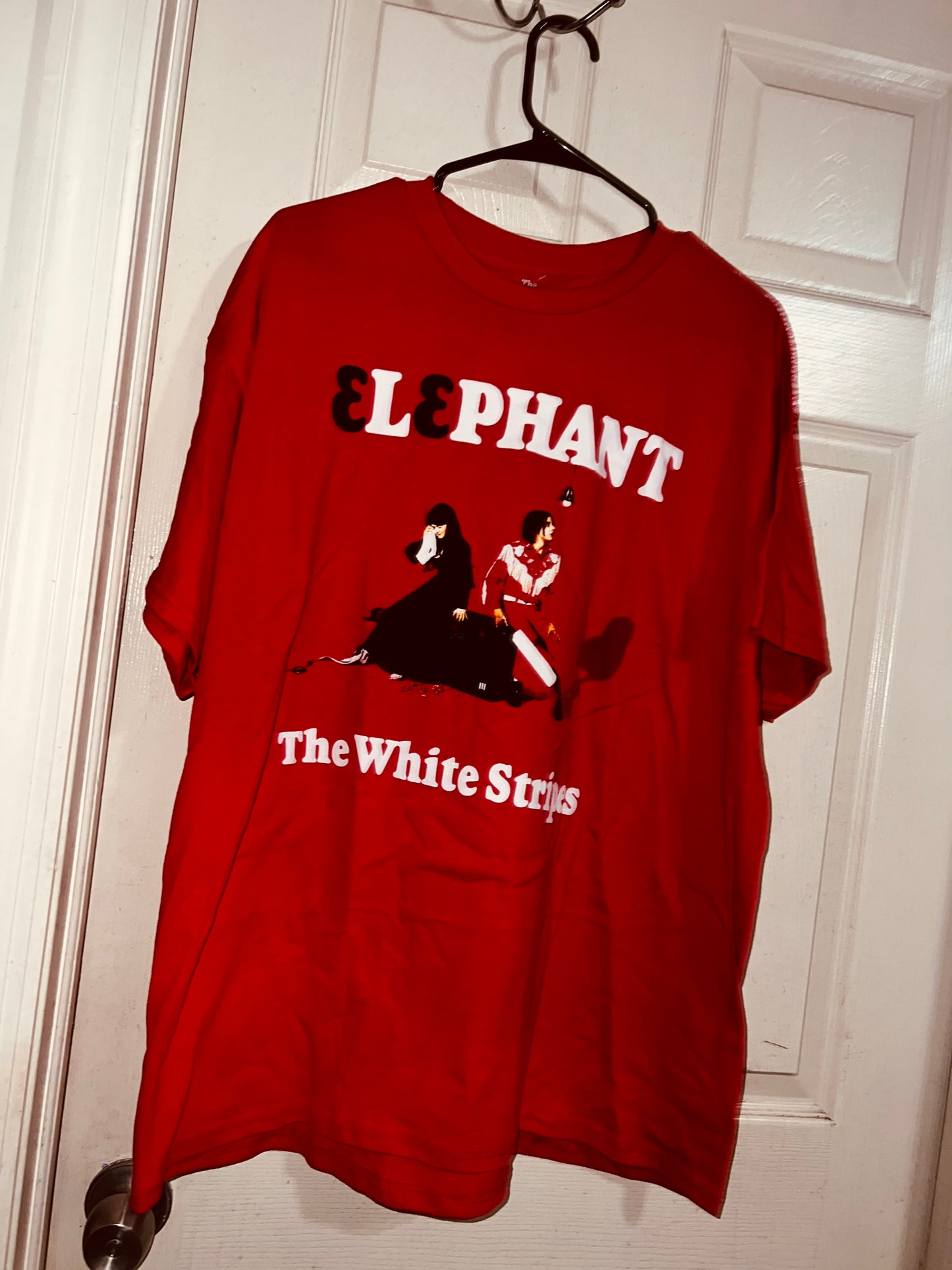 The White Stripes Oversized Distressed Tee