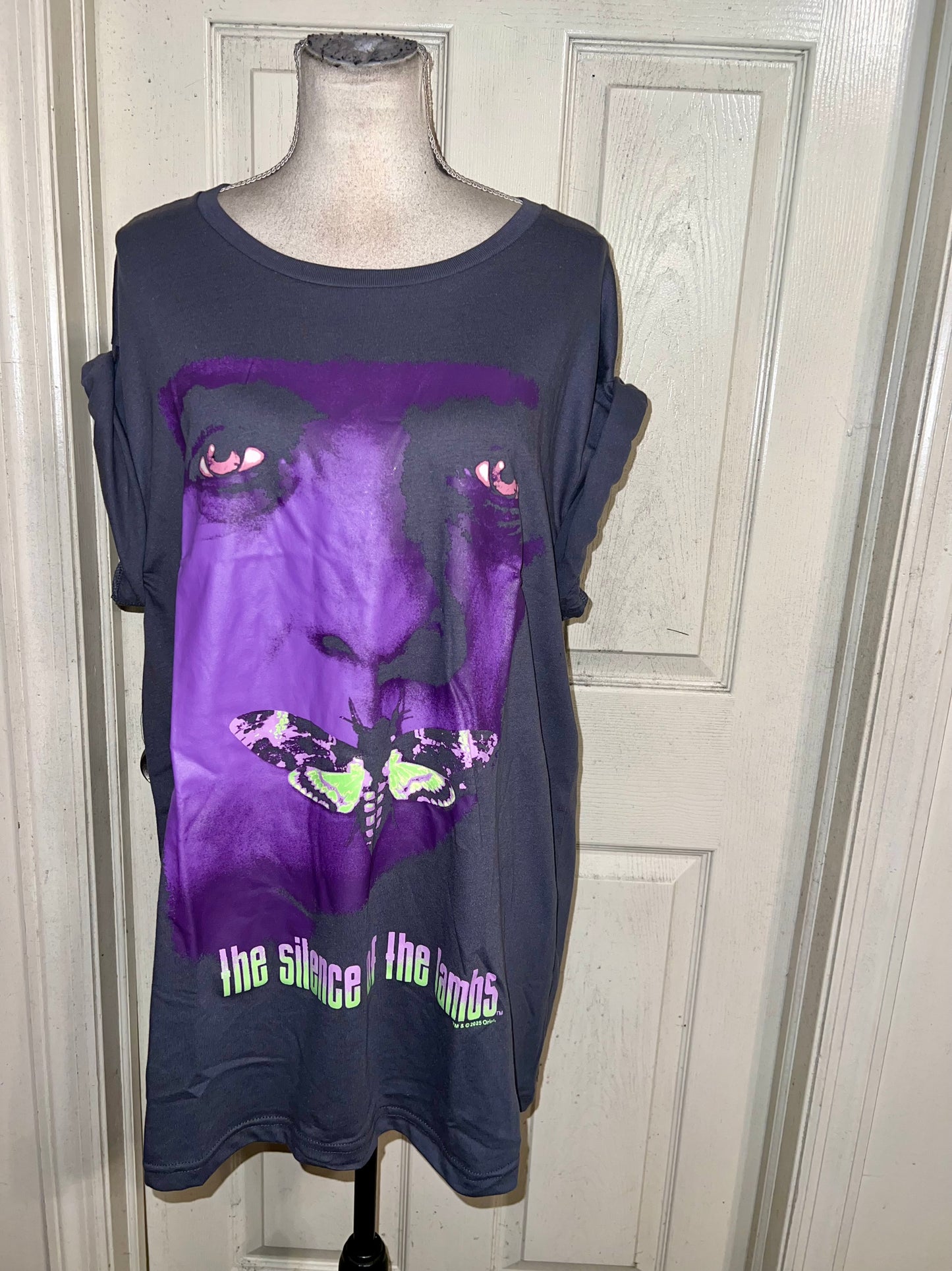 The Silence of the Lambs Oversized Distressed Tee