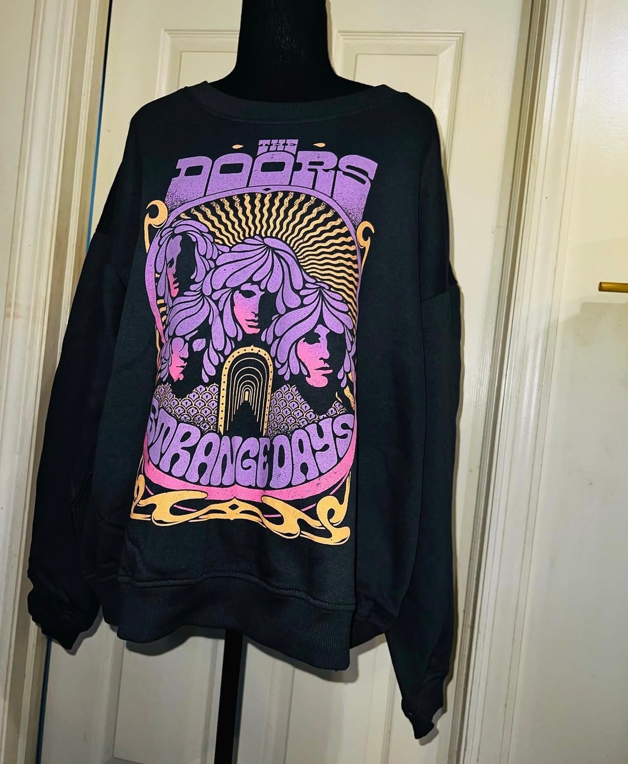 The Doors Oversized Distressed Sweatshirt