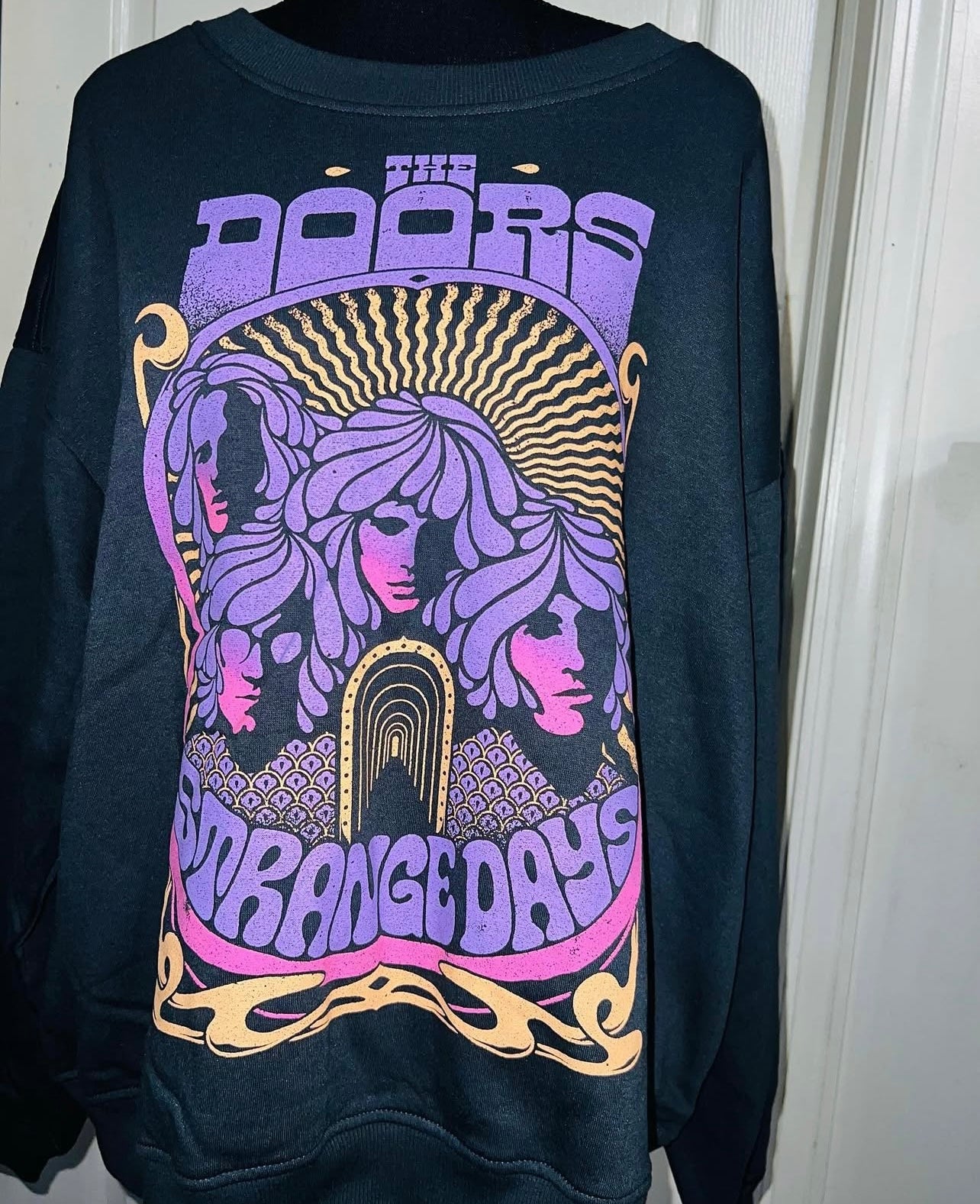 The Doors Oversized Distressed Sweatshirt