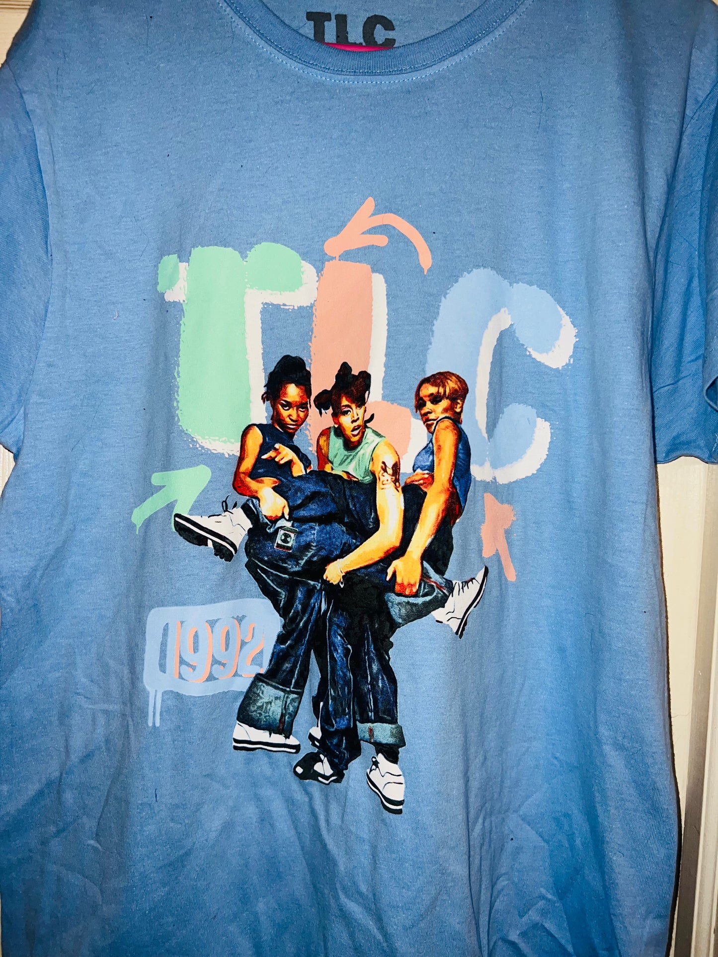 TLC 1992 Oversized Distressed Tee